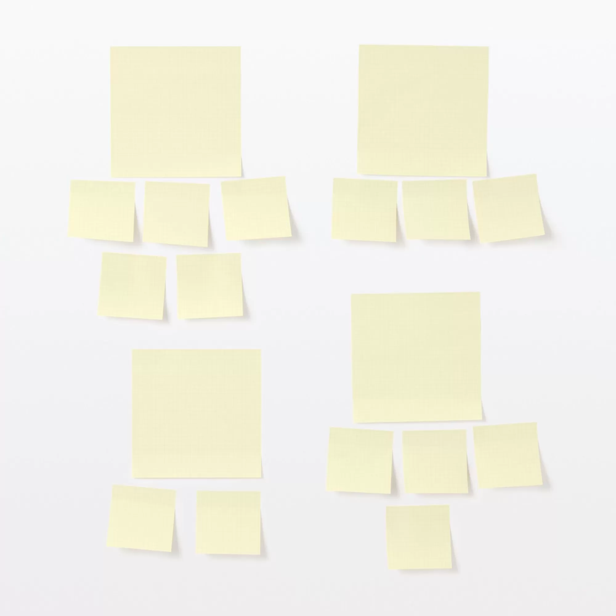 MUJI 5 Mm Grid Square Sticky Notes Yellow - 75 X 75Mm Flash Sale