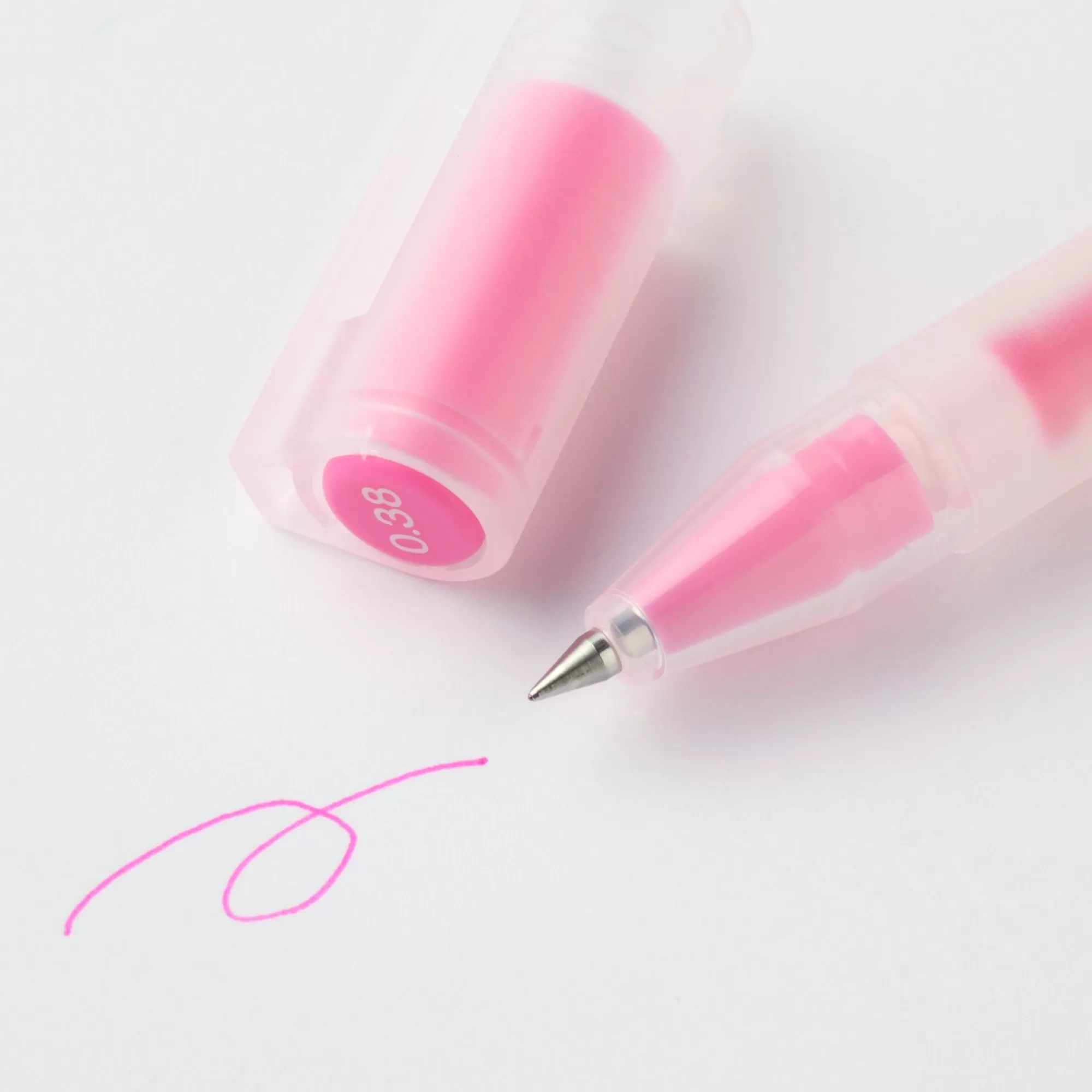 MUJI Gel Ink Cap Type Ballpoint Pen 0.38Mm Fashion