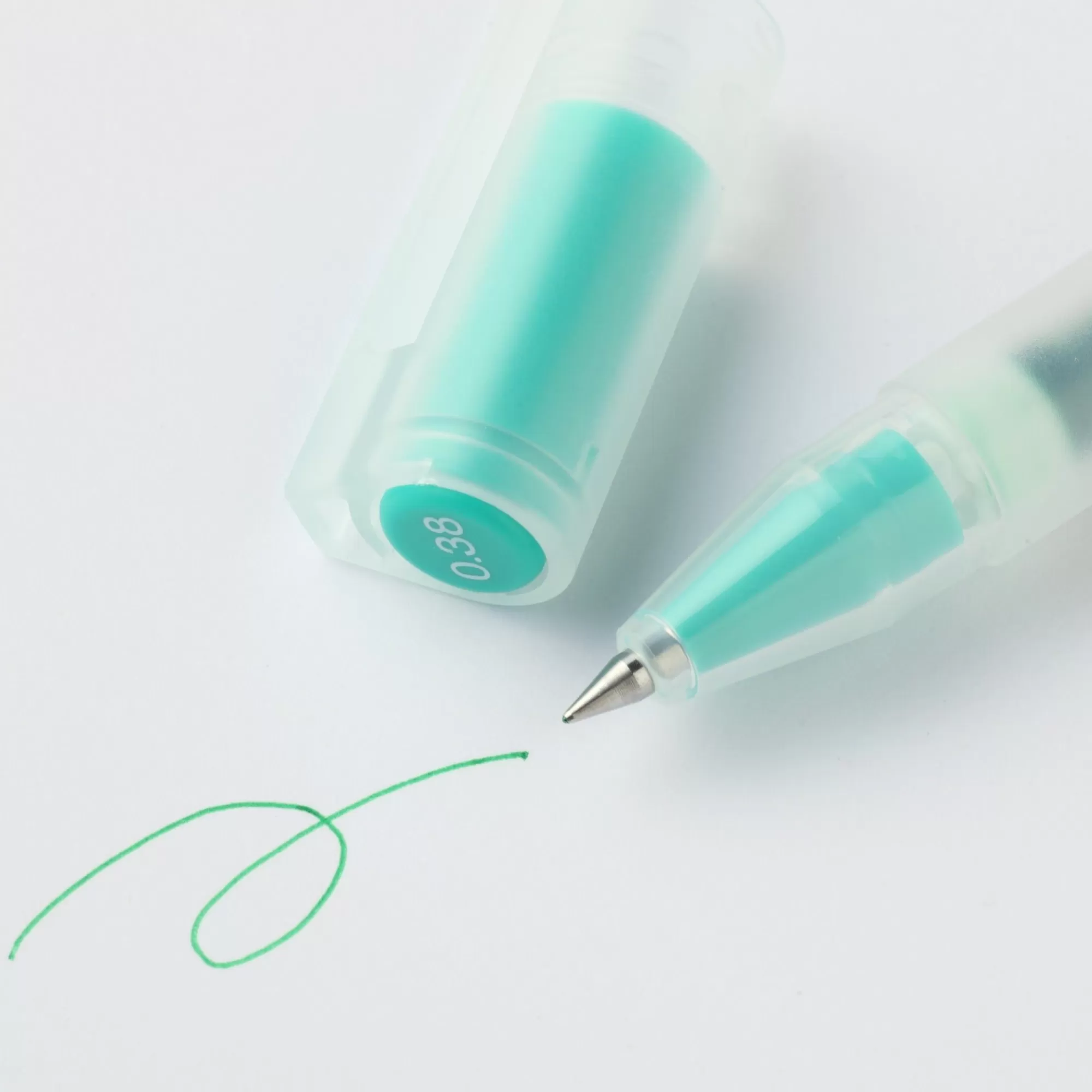 MUJI Gel Ink Cap Type Ballpoint Pen 0.38Mm Fashion