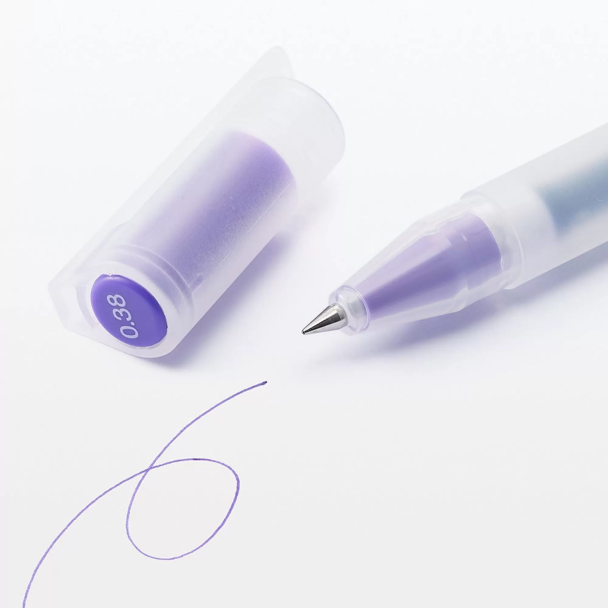 MUJI Gel Ink Cap Type Ballpoint Pen 10 Color Set Store