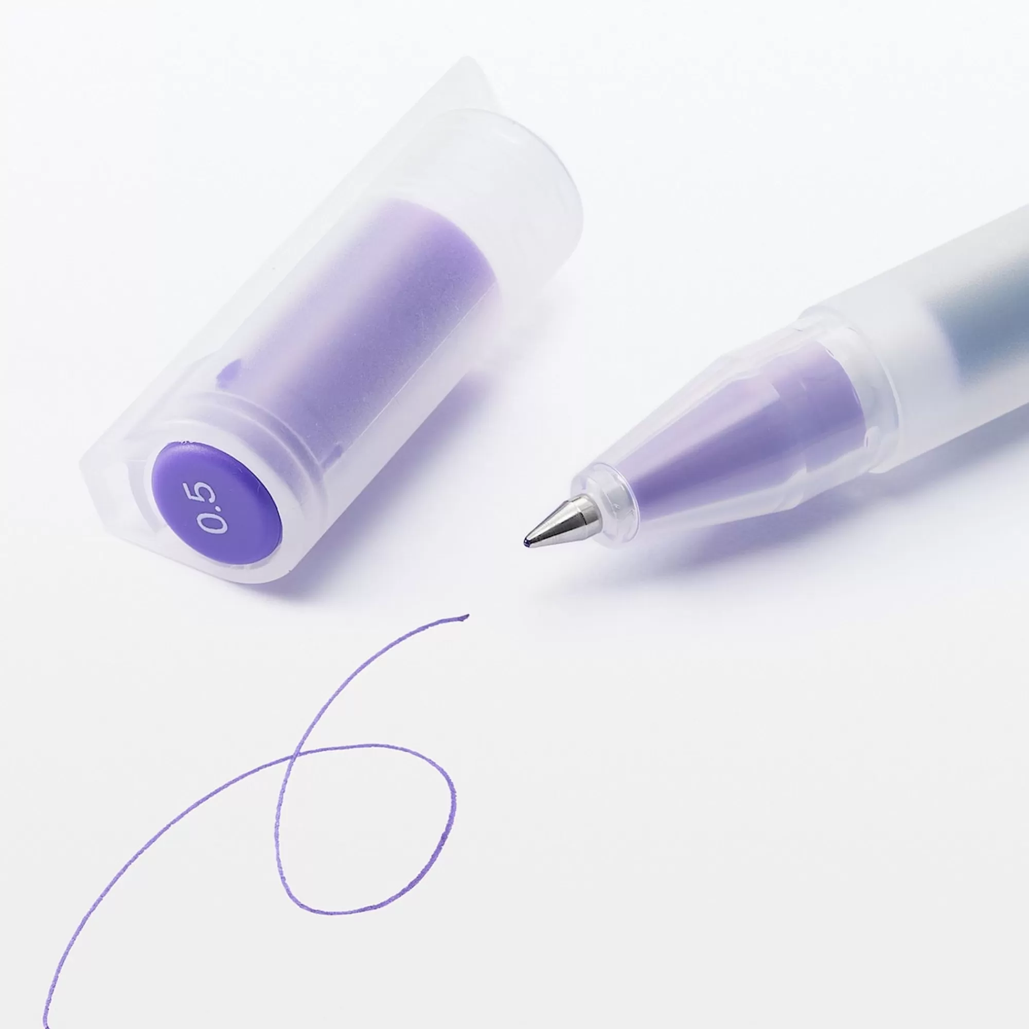 MUJI Gel Ink Cap Type Ballpoint Pen 10 Color Set Store