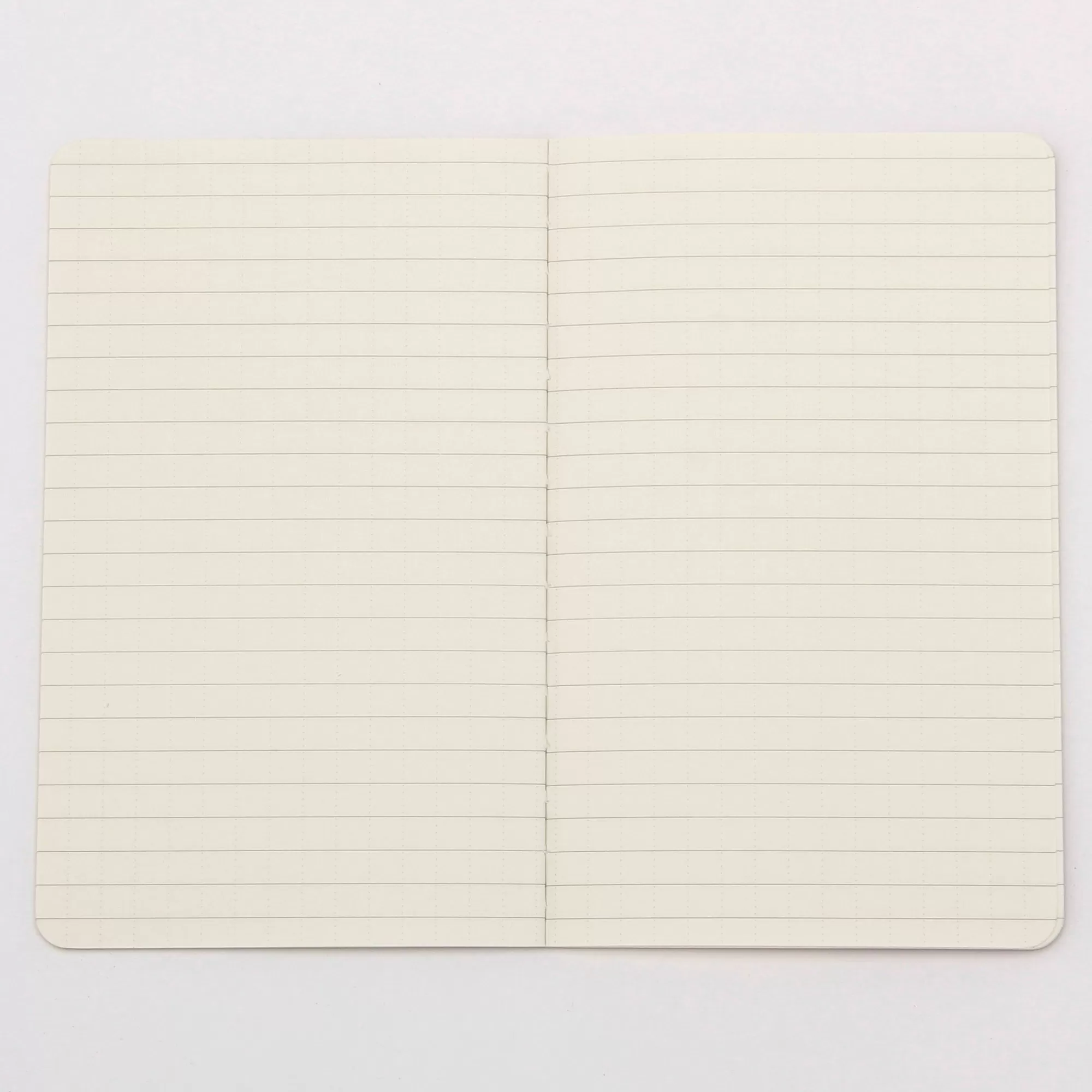 MUJI High Quality Paper Bind Slim Notebook - Horizontal Line And Vertical Dot Grid Fashion