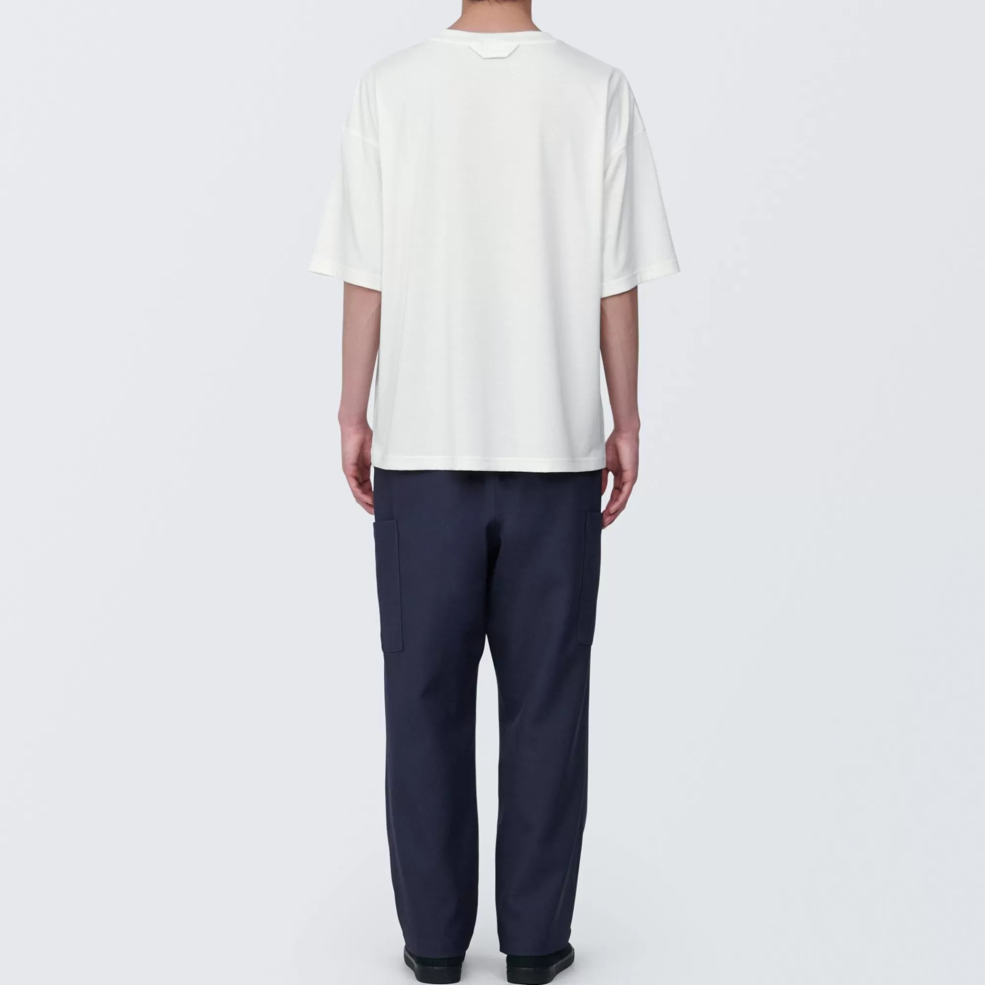 MUJI Labo Unisex Easy-Clean Quick Drying Crew Neck Short Sleeve T-Shirt Flash Sale