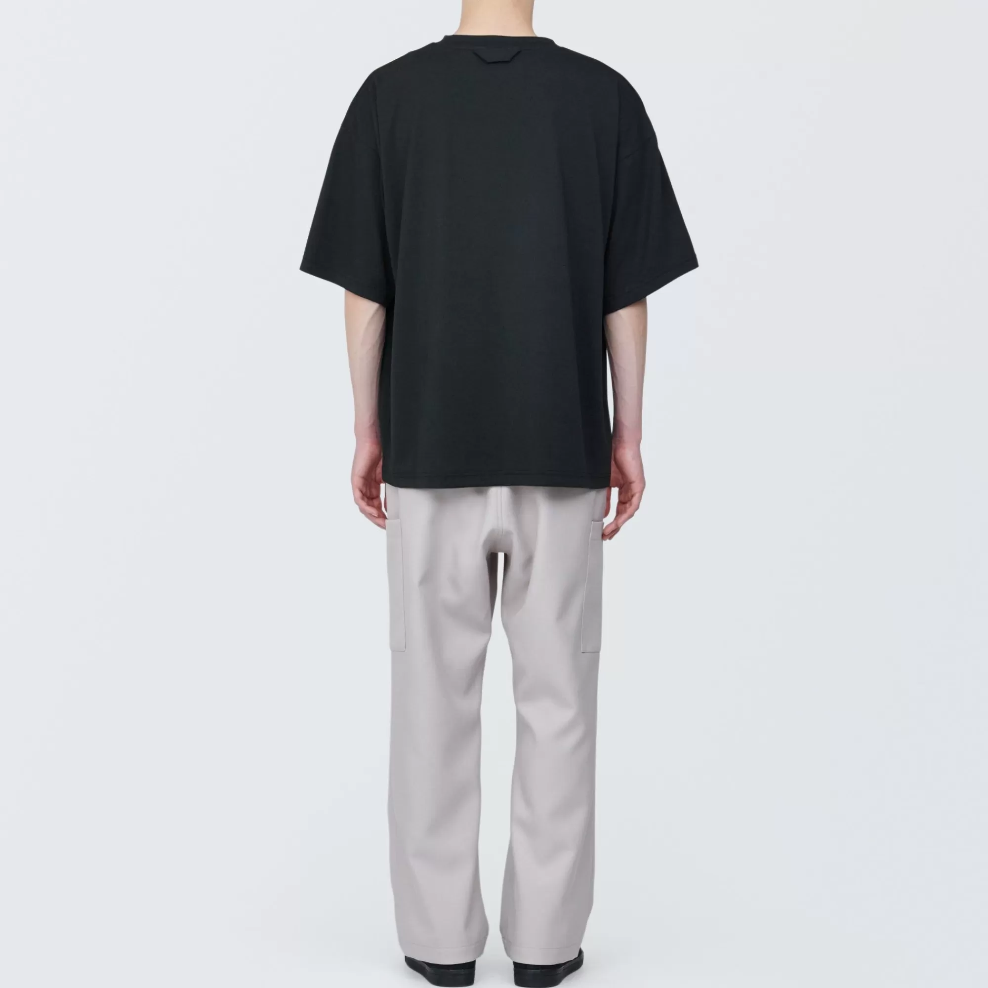 MUJI Labo Unisex Easy-Clean Quick Drying Crew Neck Short Sleeve T-Shirt Flash Sale