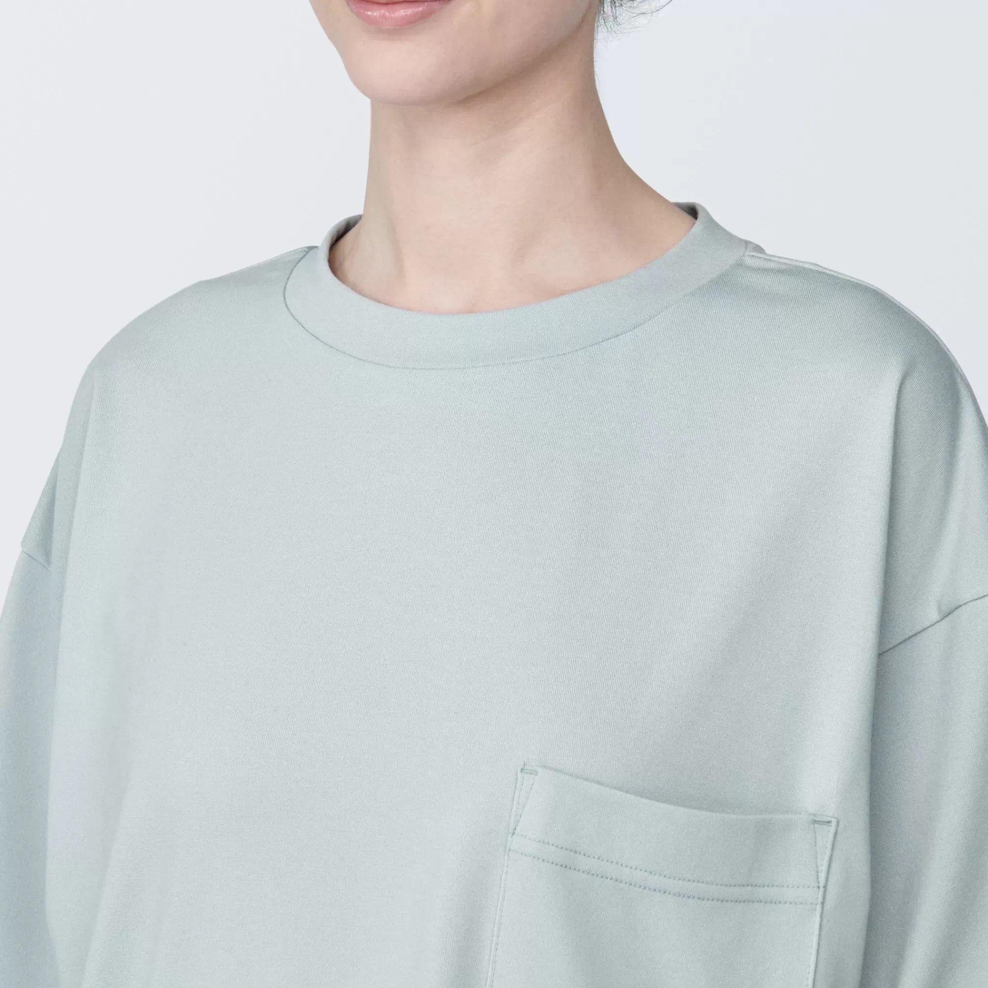 MUJI Labo Unisex Easy-Clean Quick Drying Crew Neck Short Sleeve T-Shirt Flash Sale
