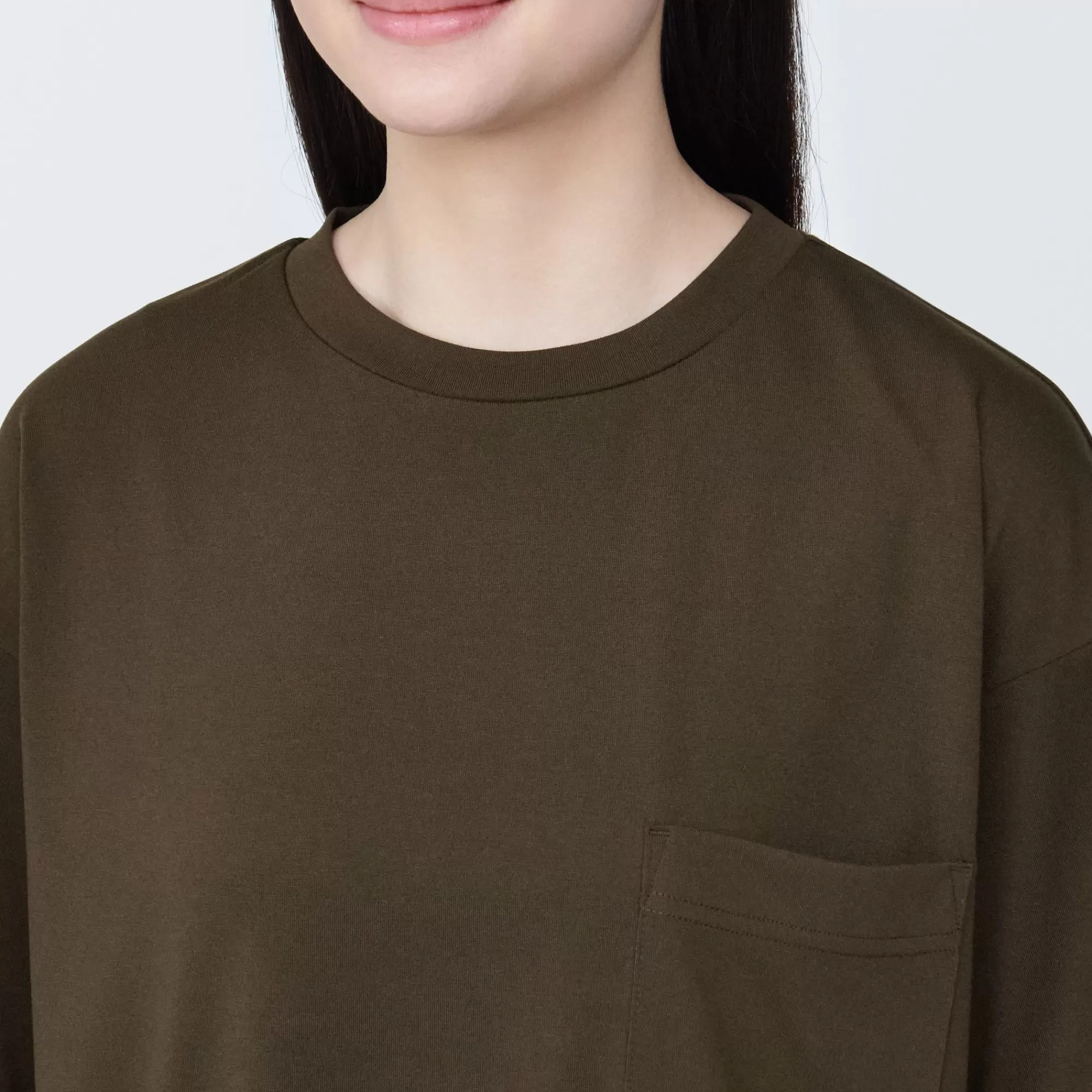 MUJI Labo Unisex Easy-Clean Quick Drying Crew Neck Short Sleeve T-Shirt Flash Sale