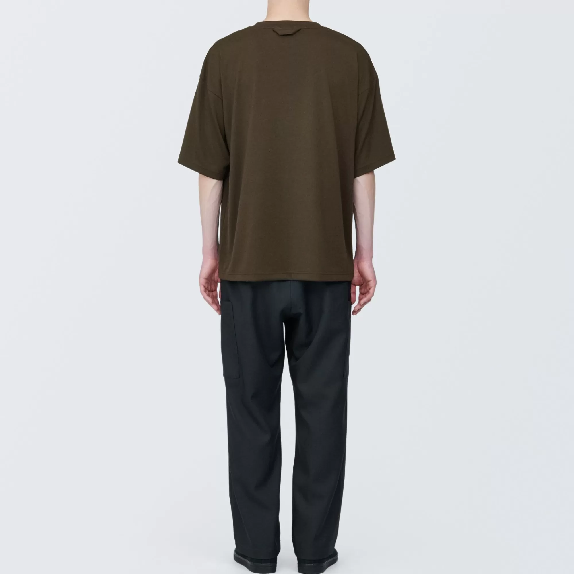 MUJI Labo Unisex Easy-Clean Quick Drying Crew Neck Short Sleeve T-Shirt Flash Sale