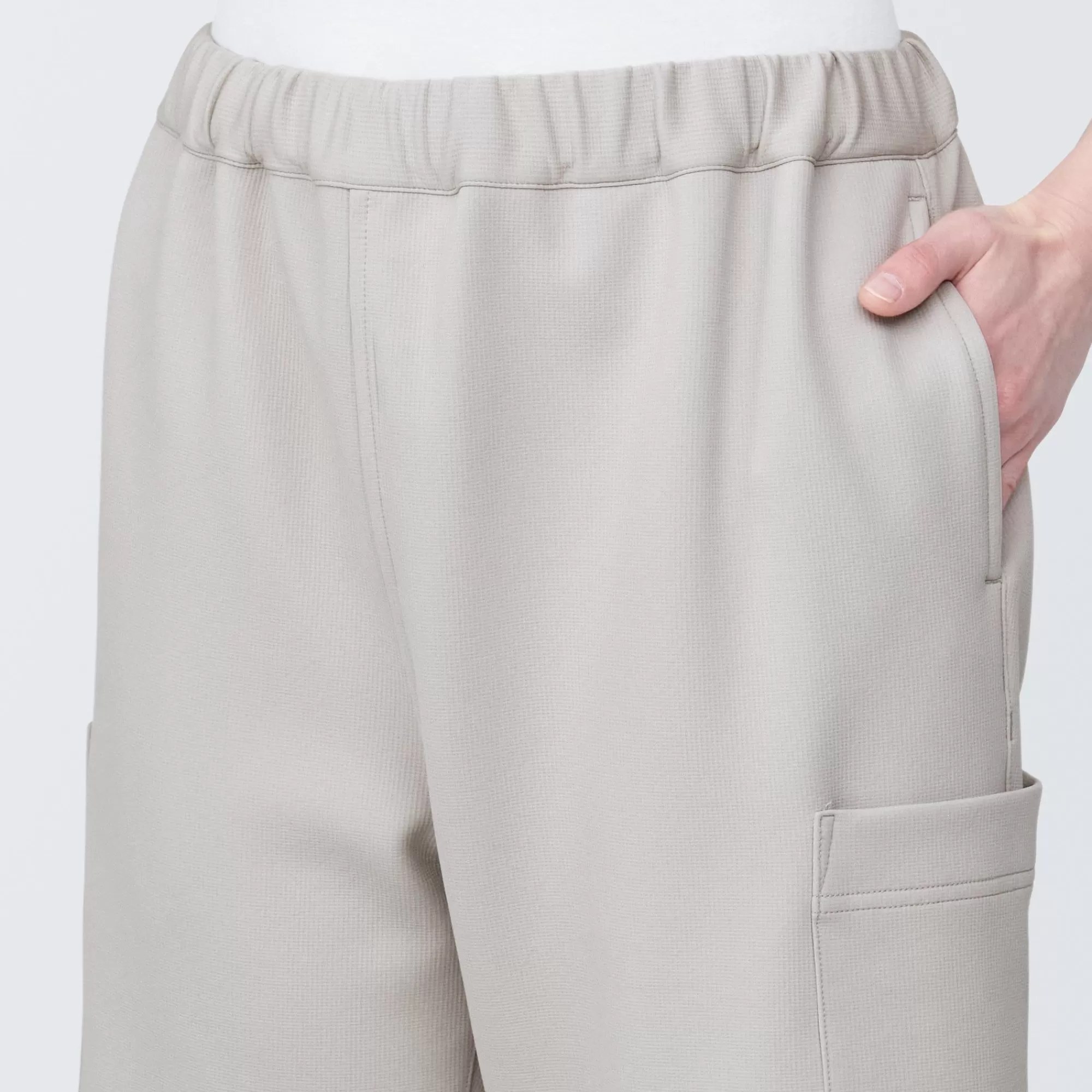 MUJI Labo Unisex Water Repellent Double Knitted Short Cargo Pants Hot
