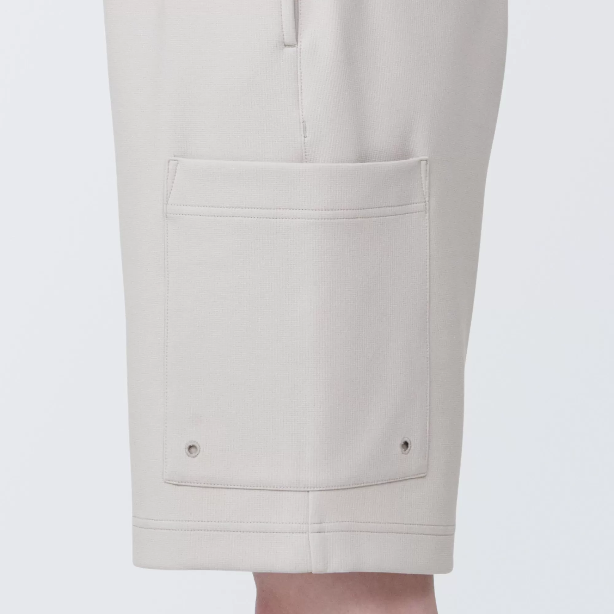 MUJI Labo Unisex Water Repellent Double Knitted Short Cargo Pants Hot