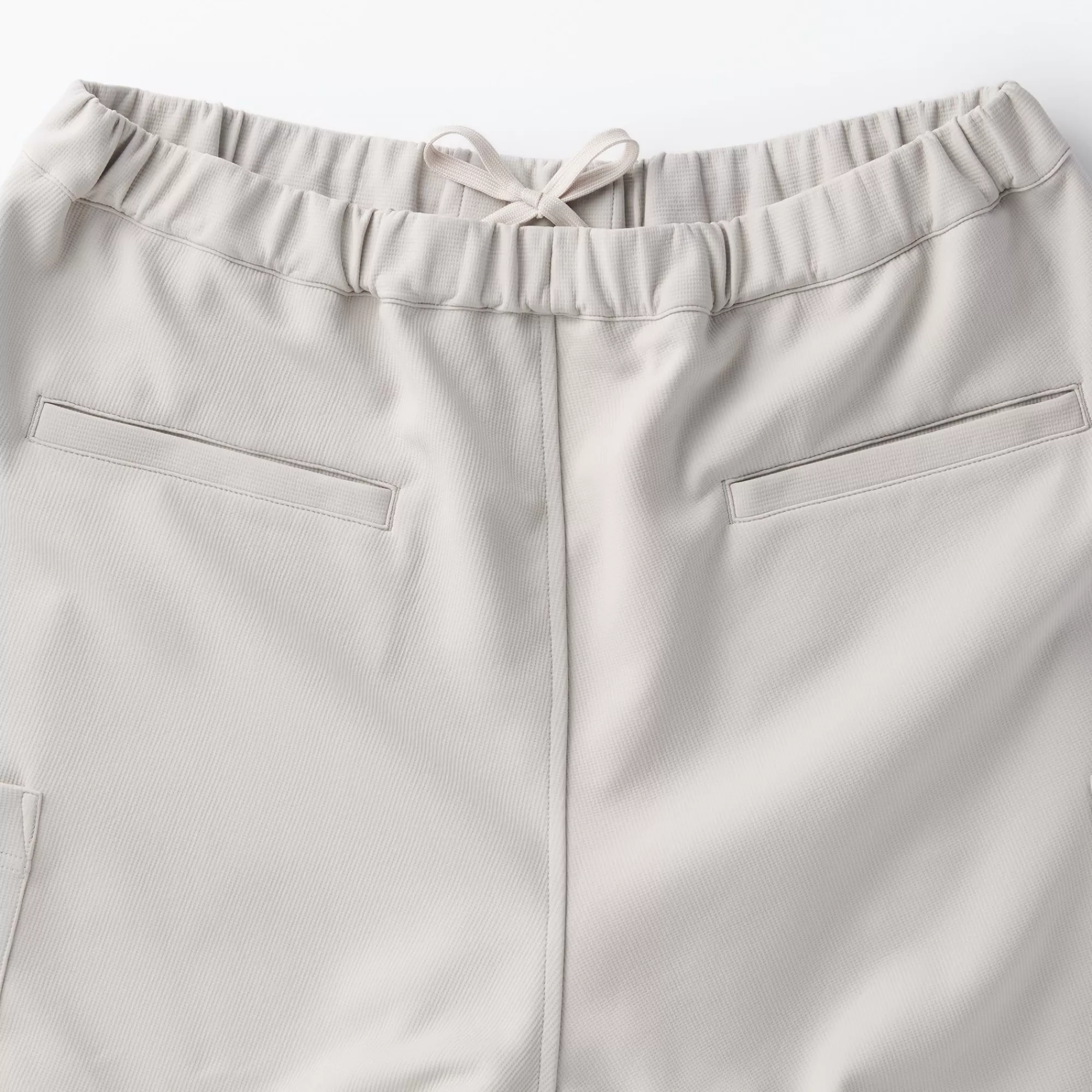 MUJI Labo Unisex Water Repellent Double Knitted Short Cargo Pants Hot