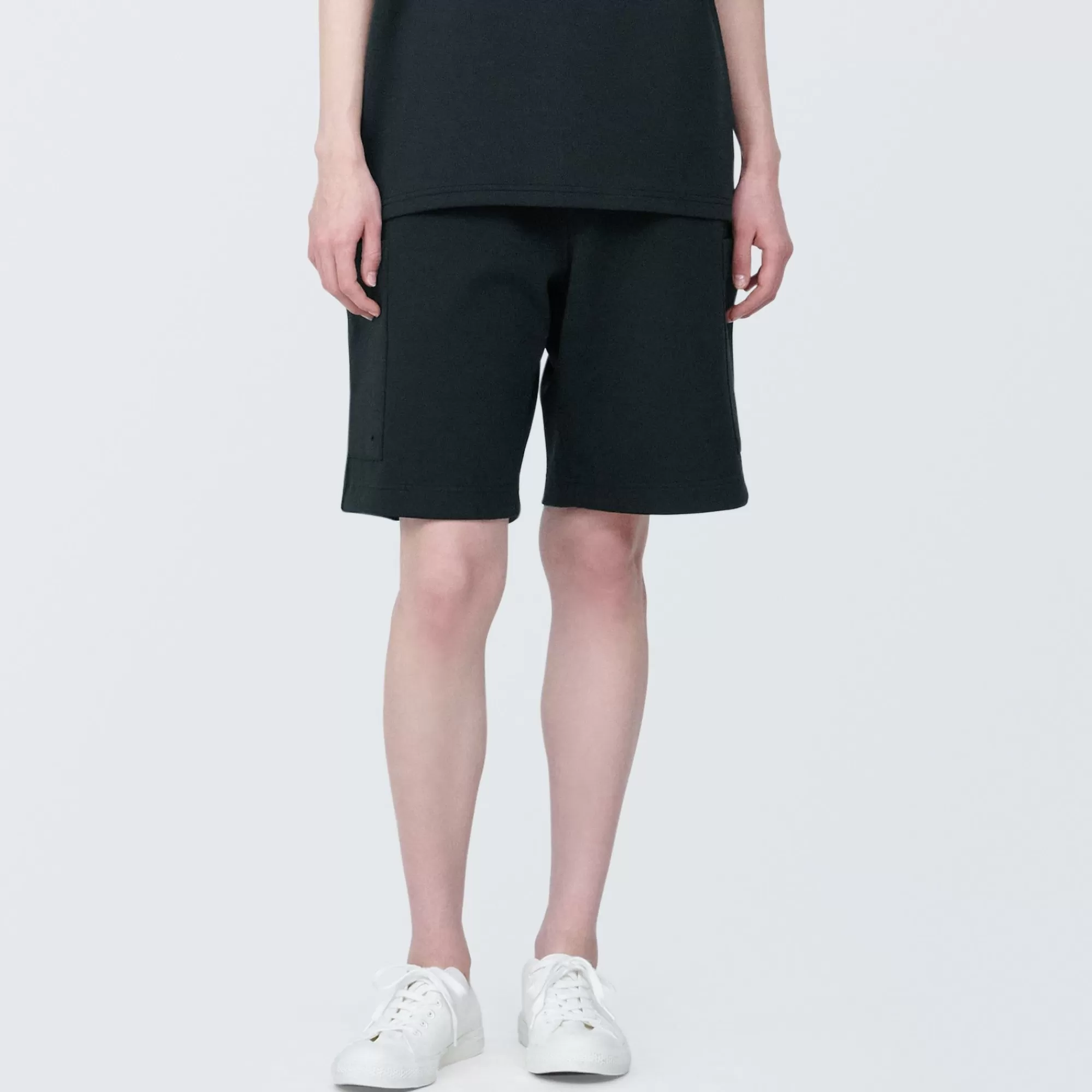 MUJI Labo Unisex Water Repellent Double Knitted Short Cargo Pants Hot