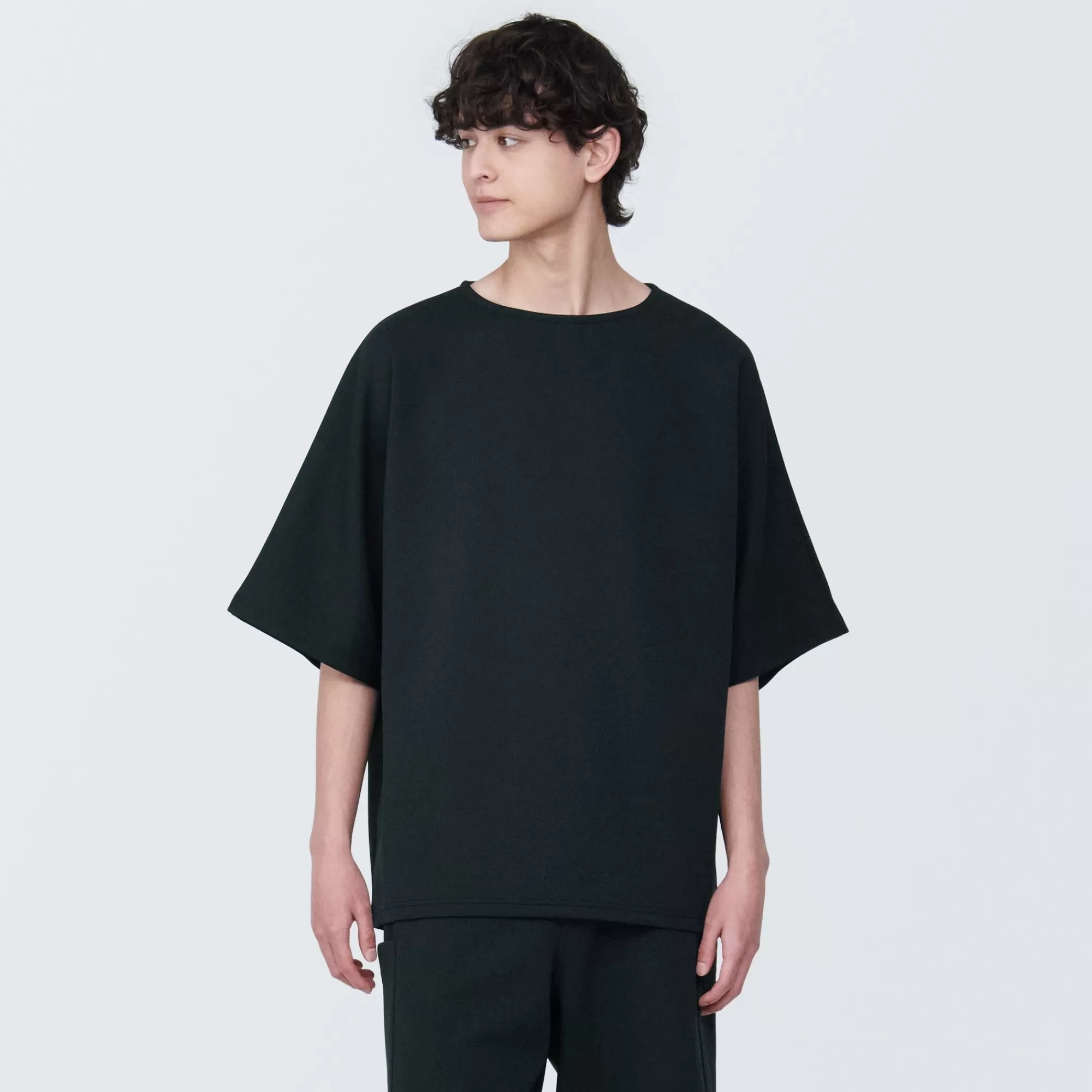 MUJI Labo Unisex Water Repellent Double Knitted Short Sleeve Pullover Store