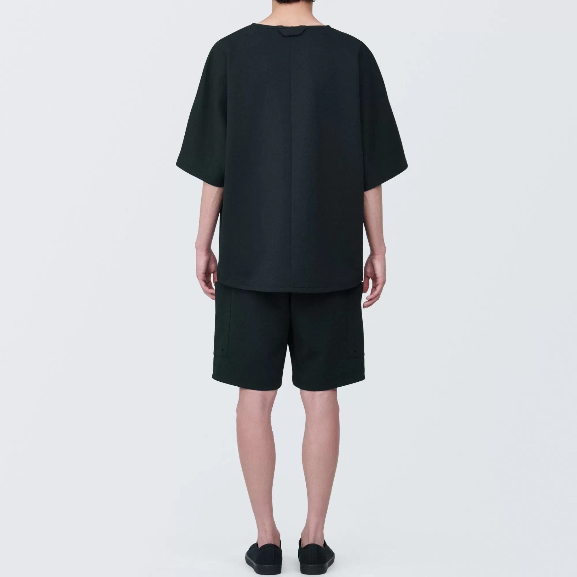 MUJI Labo Unisex Water Repellent Double Knitted Short Sleeve Pullover Store