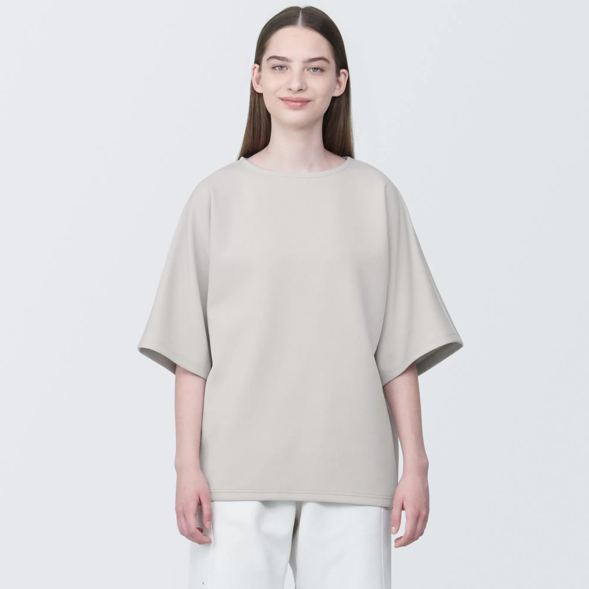 MUJI Labo Unisex Water Repellent Double Knitted Short Sleeve Pullover Store