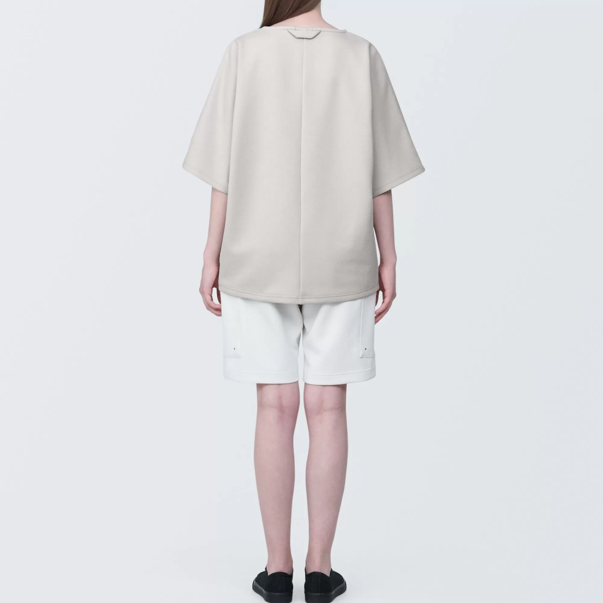 MUJI Labo Unisex Water Repellent Double Knitted Short Sleeve Pullover Store