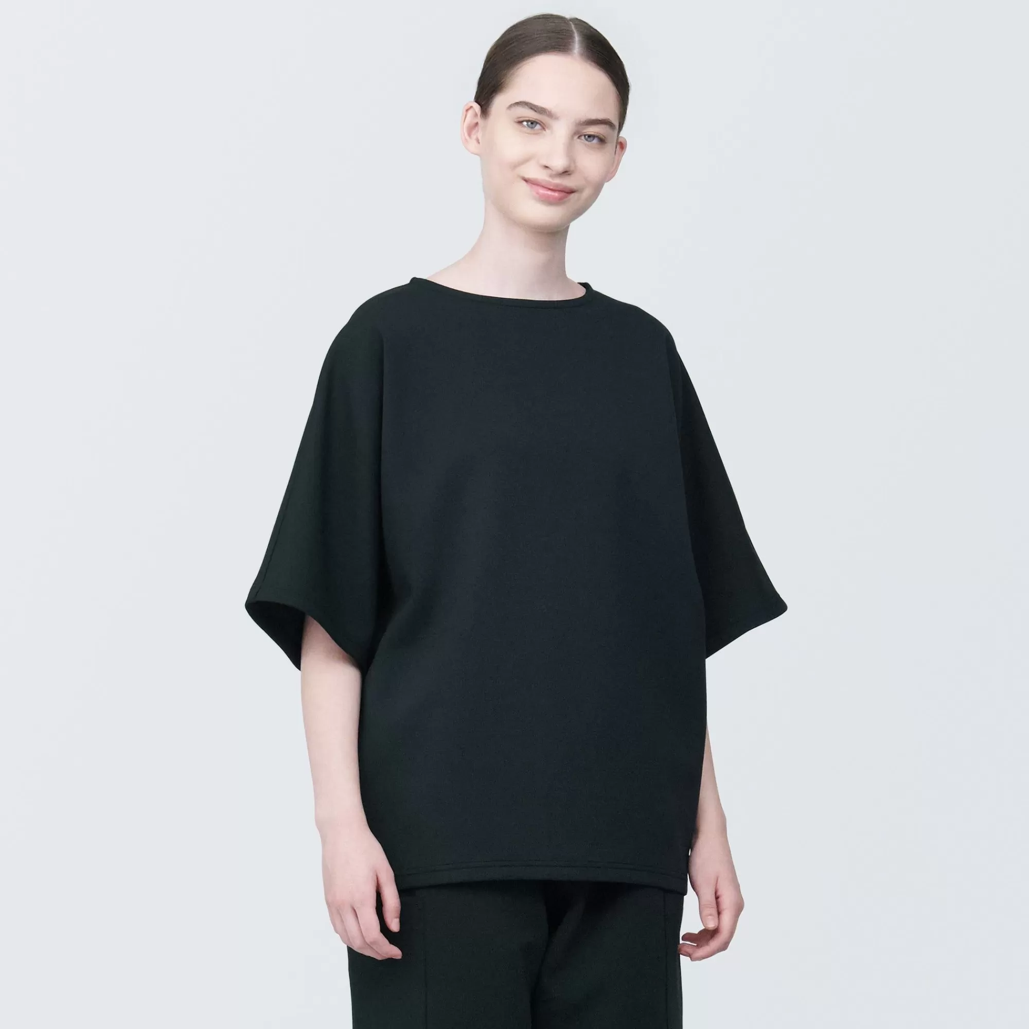 MUJI Labo Unisex Water Repellent Double Knitted Short Sleeve Pullover Store