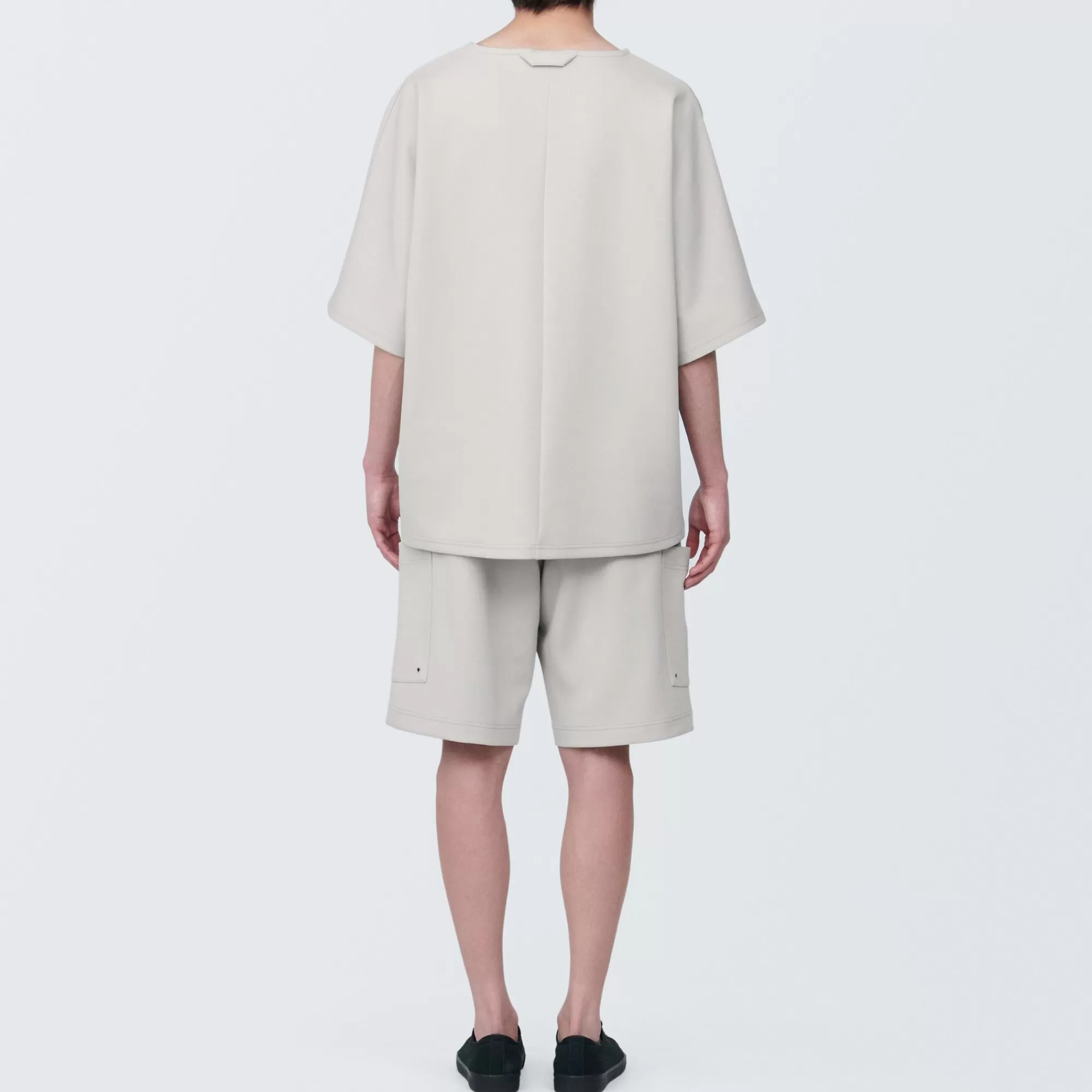 MUJI Labo Unisex Water Repellent Double Knitted Short Sleeve Pullover Store