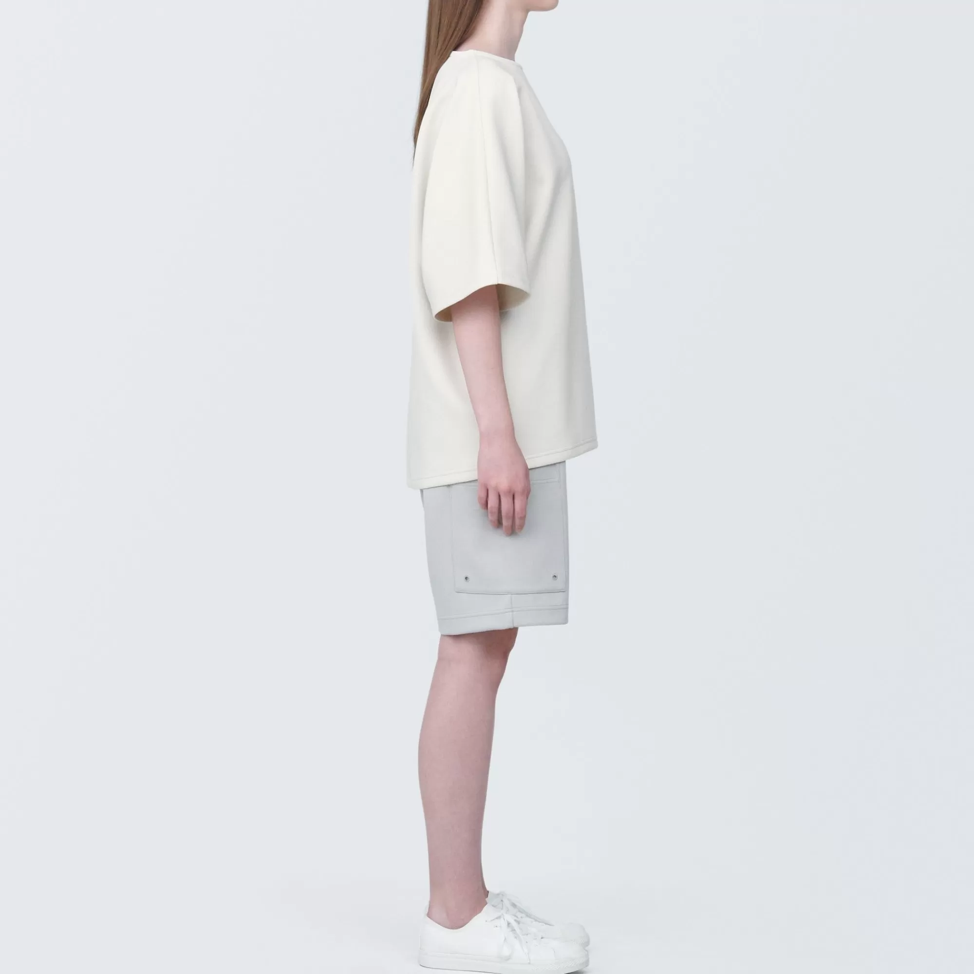 MUJI Labo Unisex Water Repellent Double Knitted Short Sleeve Pullover Store