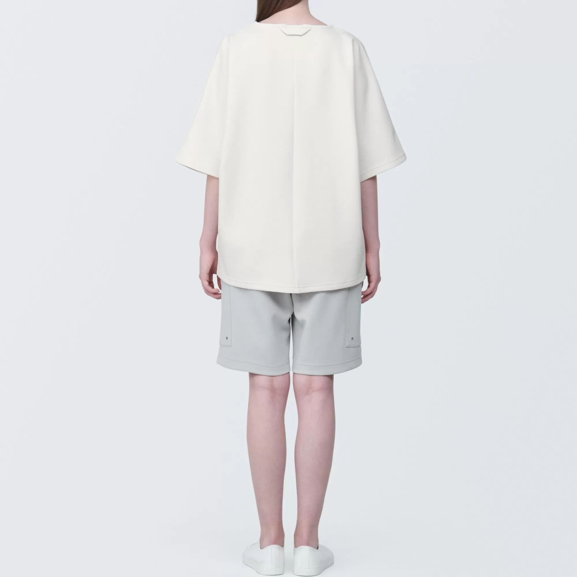 MUJI Labo Unisex Water Repellent Double Knitted Short Sleeve Pullover Store