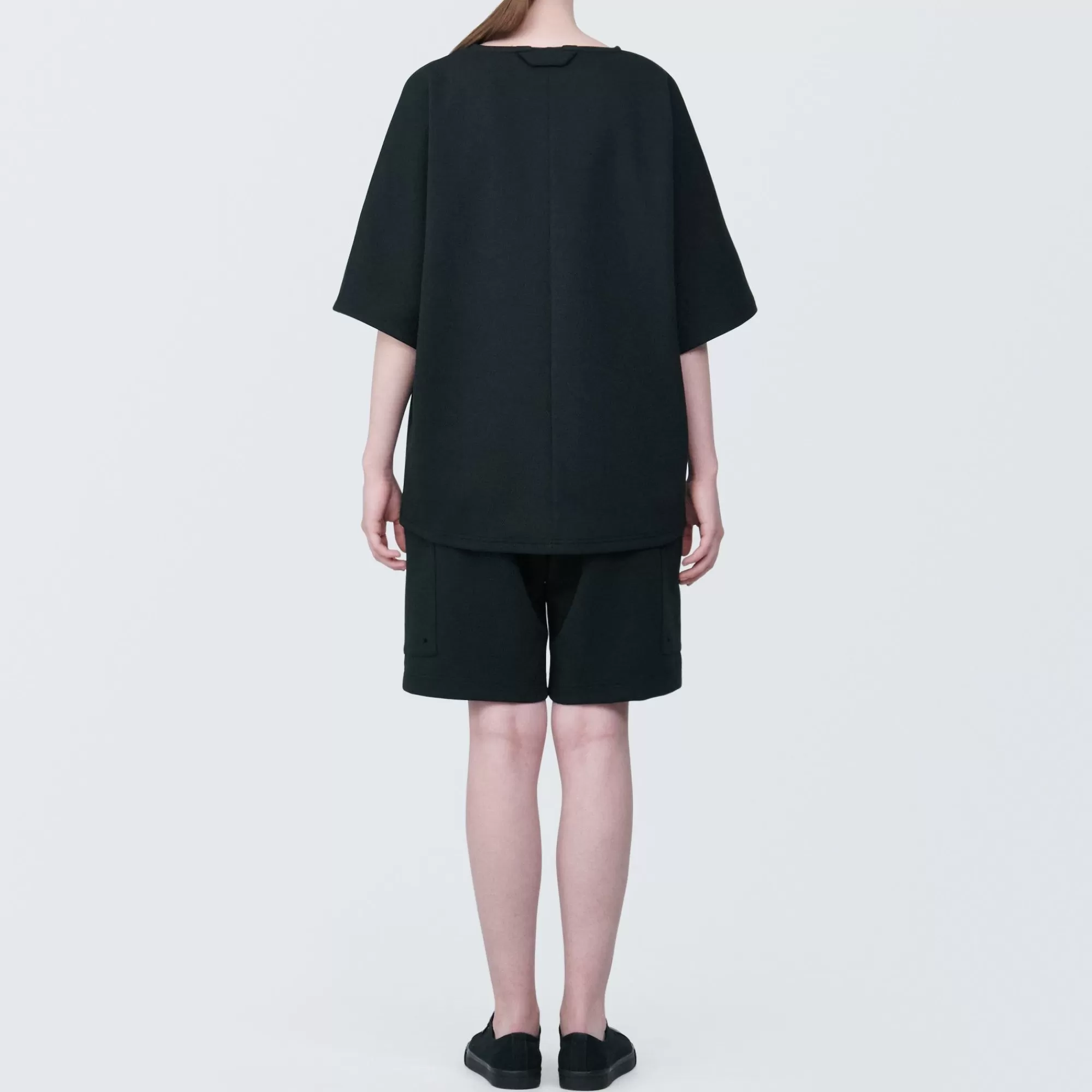 MUJI Labo Unisex Water Repellent Double Knitted Short Sleeve Pullover Store