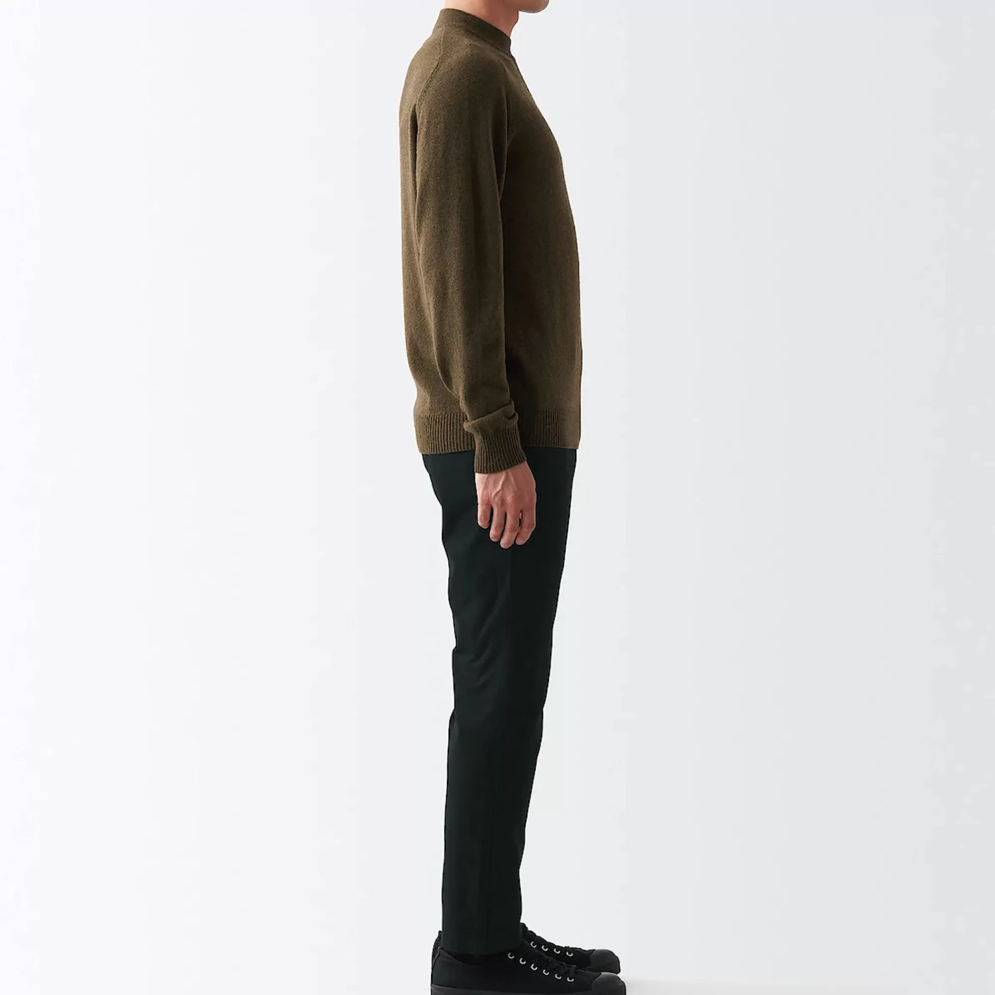 MUJI Men'S 4-Way Stretch Chino Slim Pants Inseam (L 30Inch / 76Cm) Best