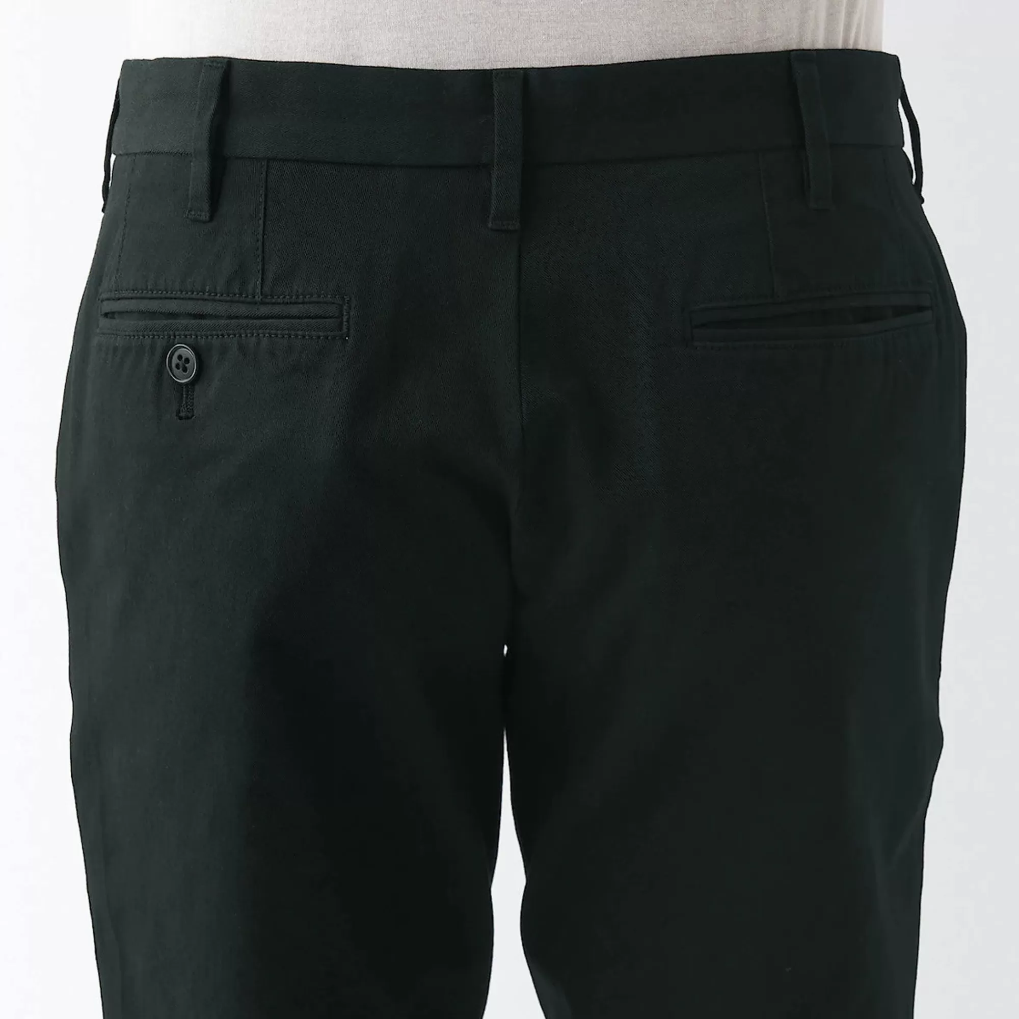 MUJI Men'S 4-Way Stretch Chino Slim Pants Inseam (L 30Inch / 76Cm) Best