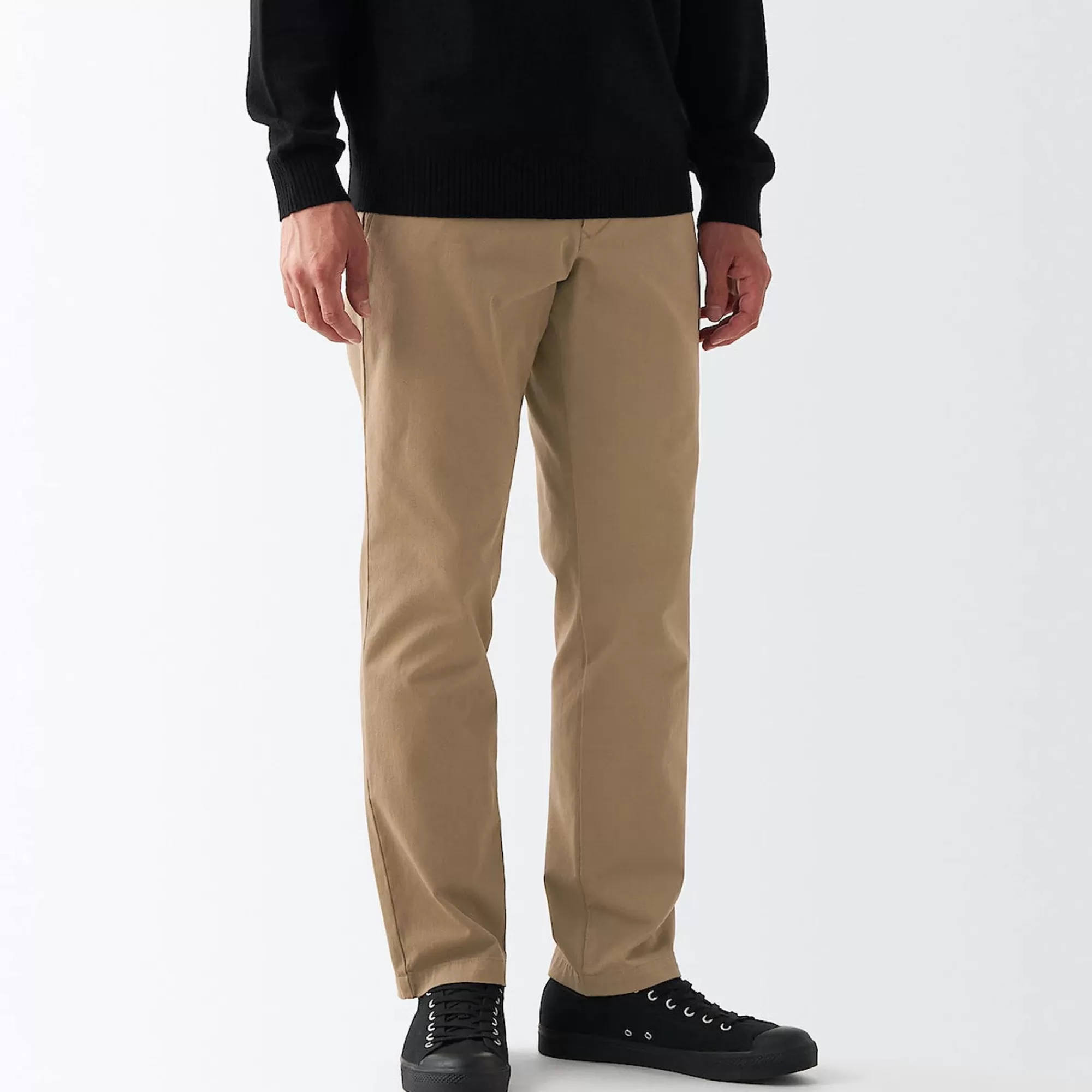 MUJI Men'S 4-Way Stretch Chino Slim Pants Inseam (L 30Inch / 76Cm) Best