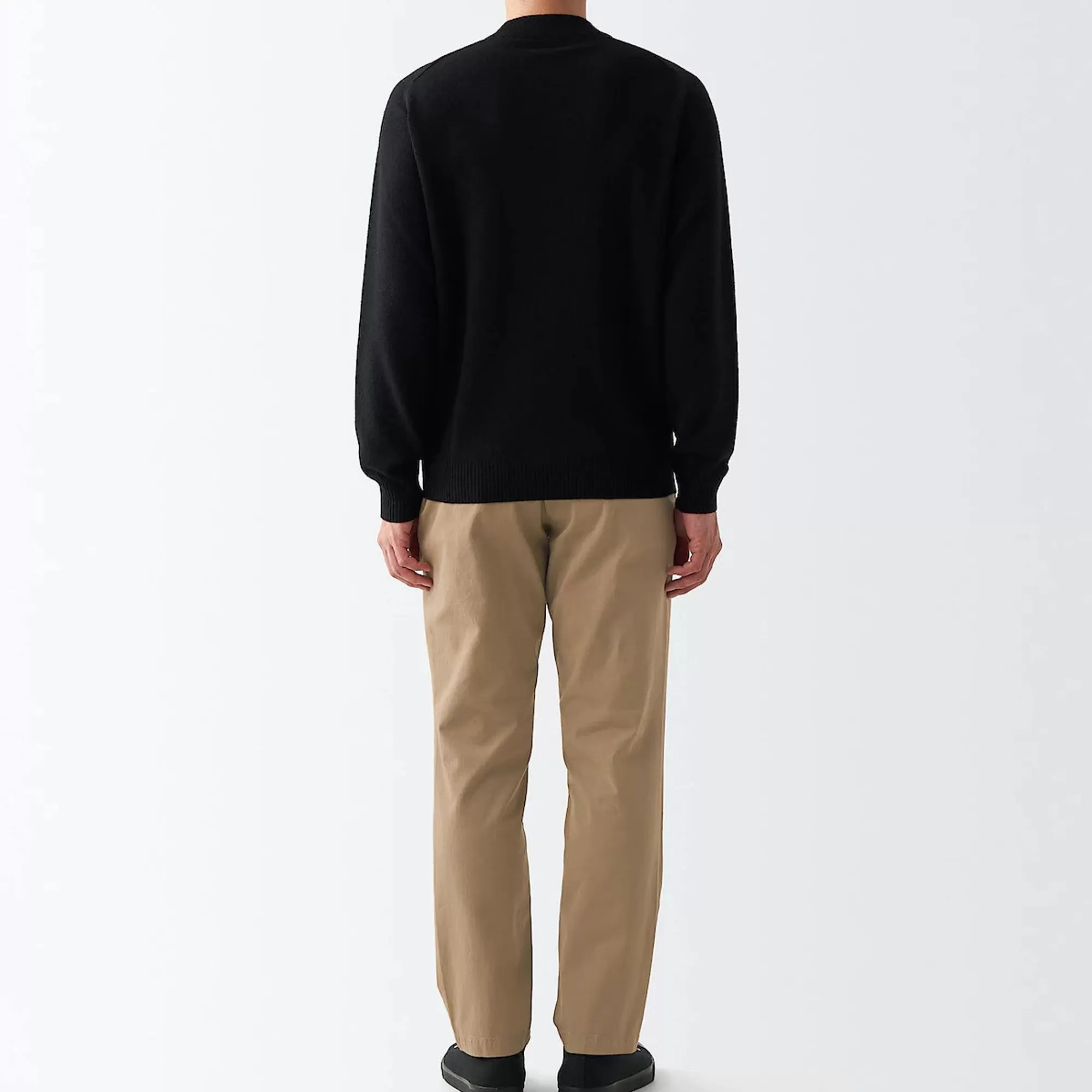 MUJI Men'S 4-Way Stretch Chino Slim Pants Inseam (L 30Inch / 76Cm) Best