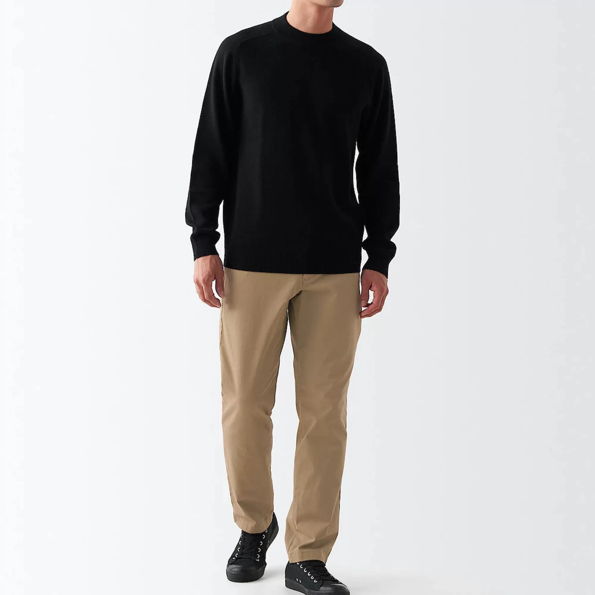 MUJI Men'S 4-Way Stretch Chino Slim Pants Inseam (L 30Inch / 76Cm) Best