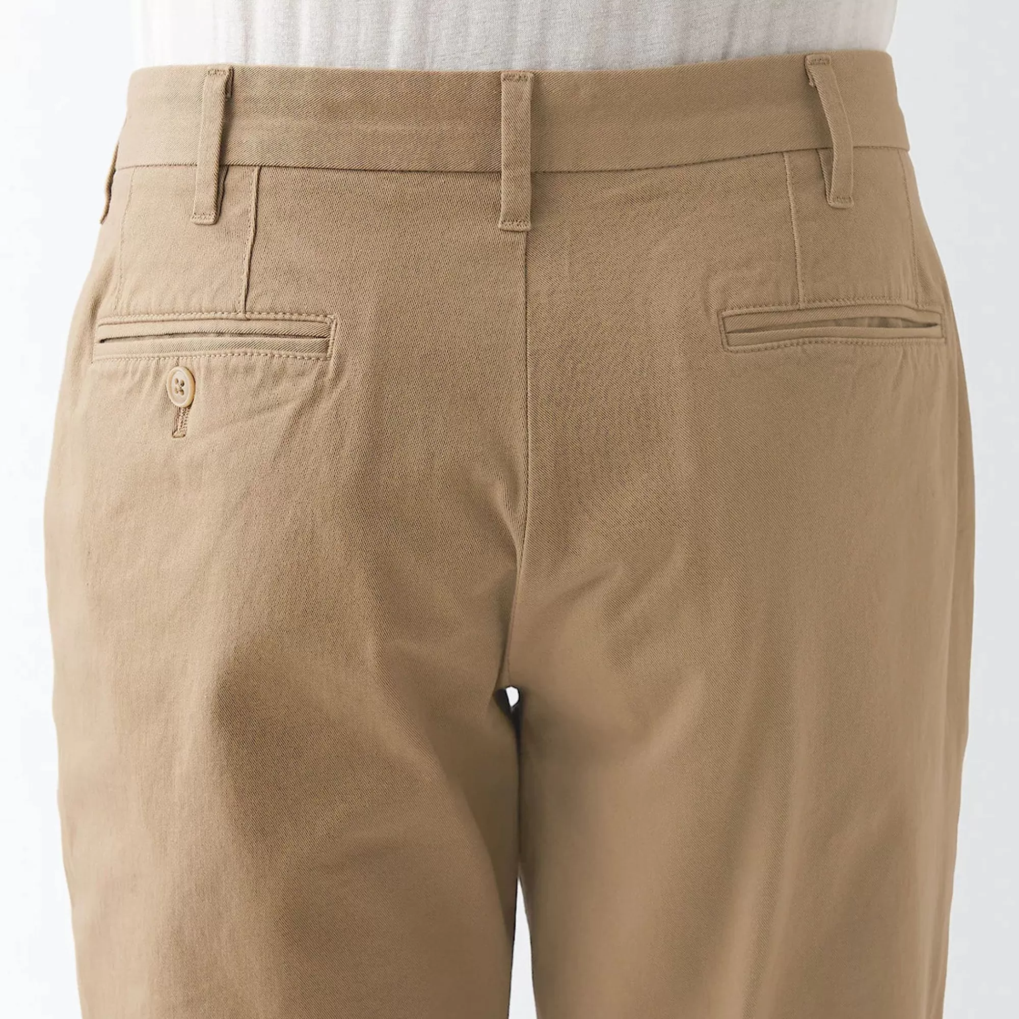 MUJI Men'S 4-Way Stretch Chino Slim Pants Inseam (L 30Inch / 76Cm) Best