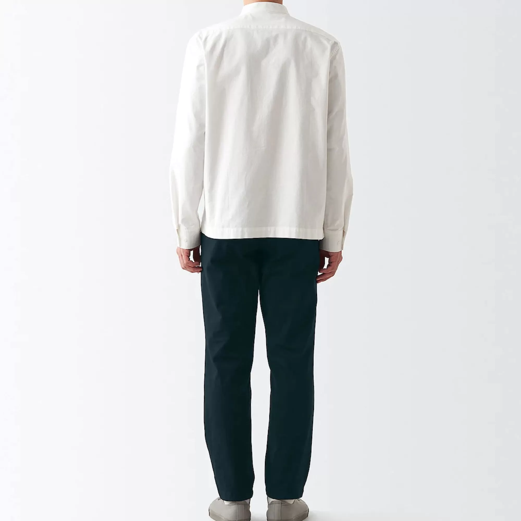 MUJI Men'S 4-Way Stretch Chino Slim Pants Inseam (L 30Inch / 76Cm) Best