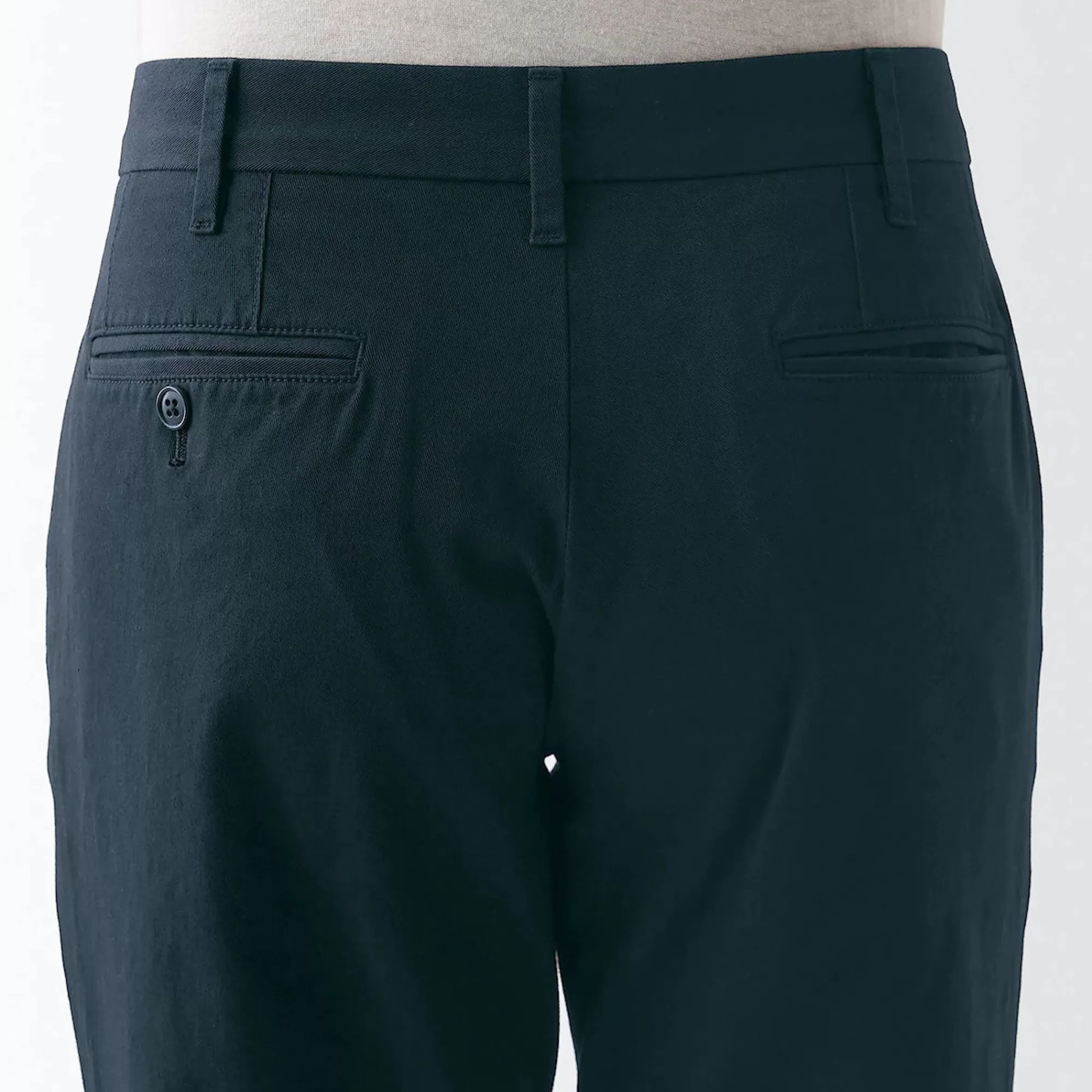 MUJI Men'S 4-Way Stretch Chino Slim Pants Inseam (L 30Inch / 76Cm) Best