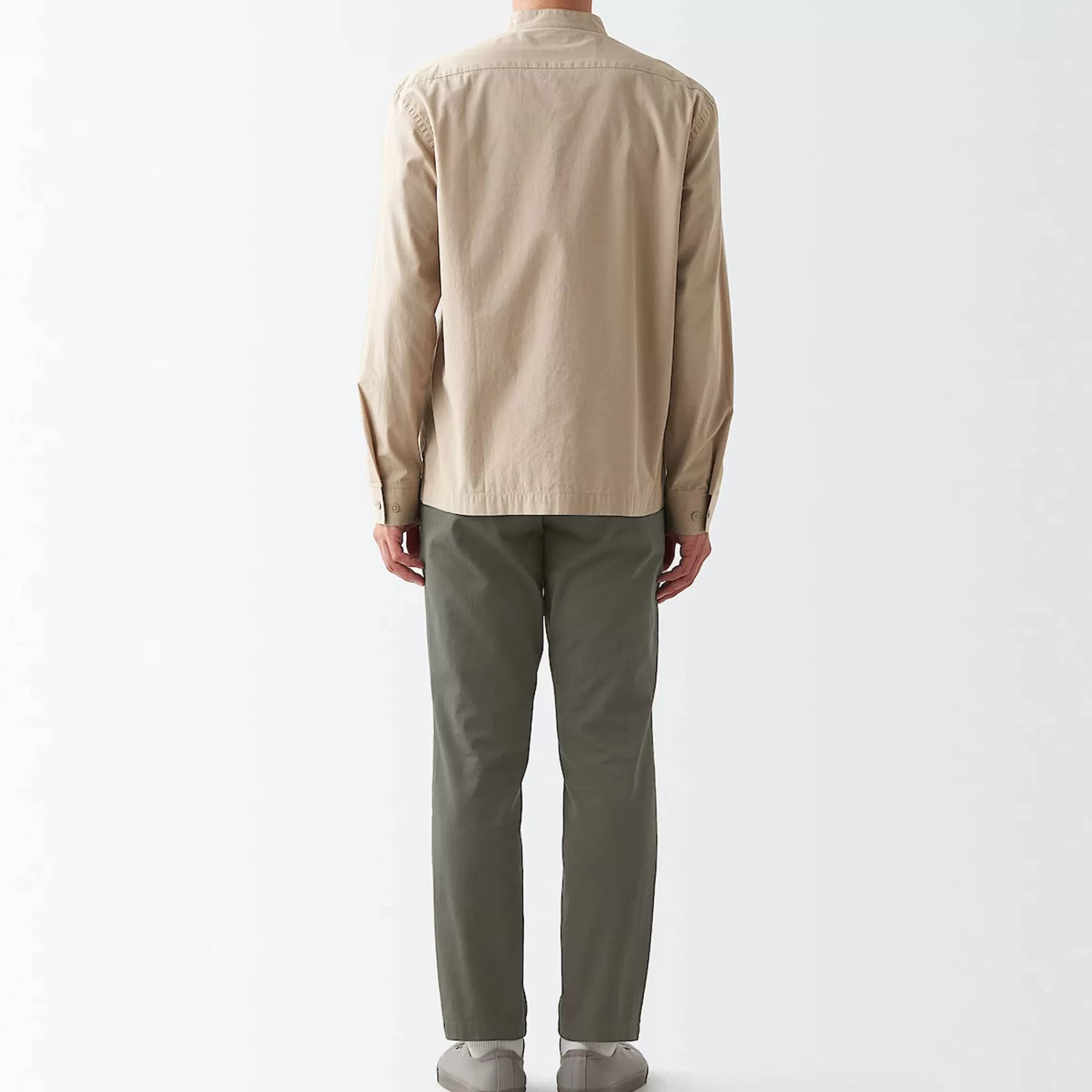 MUJI Men'S 4-Way Stretch Chino Slim Pants Inseam (L 30Inch / 76Cm) Best