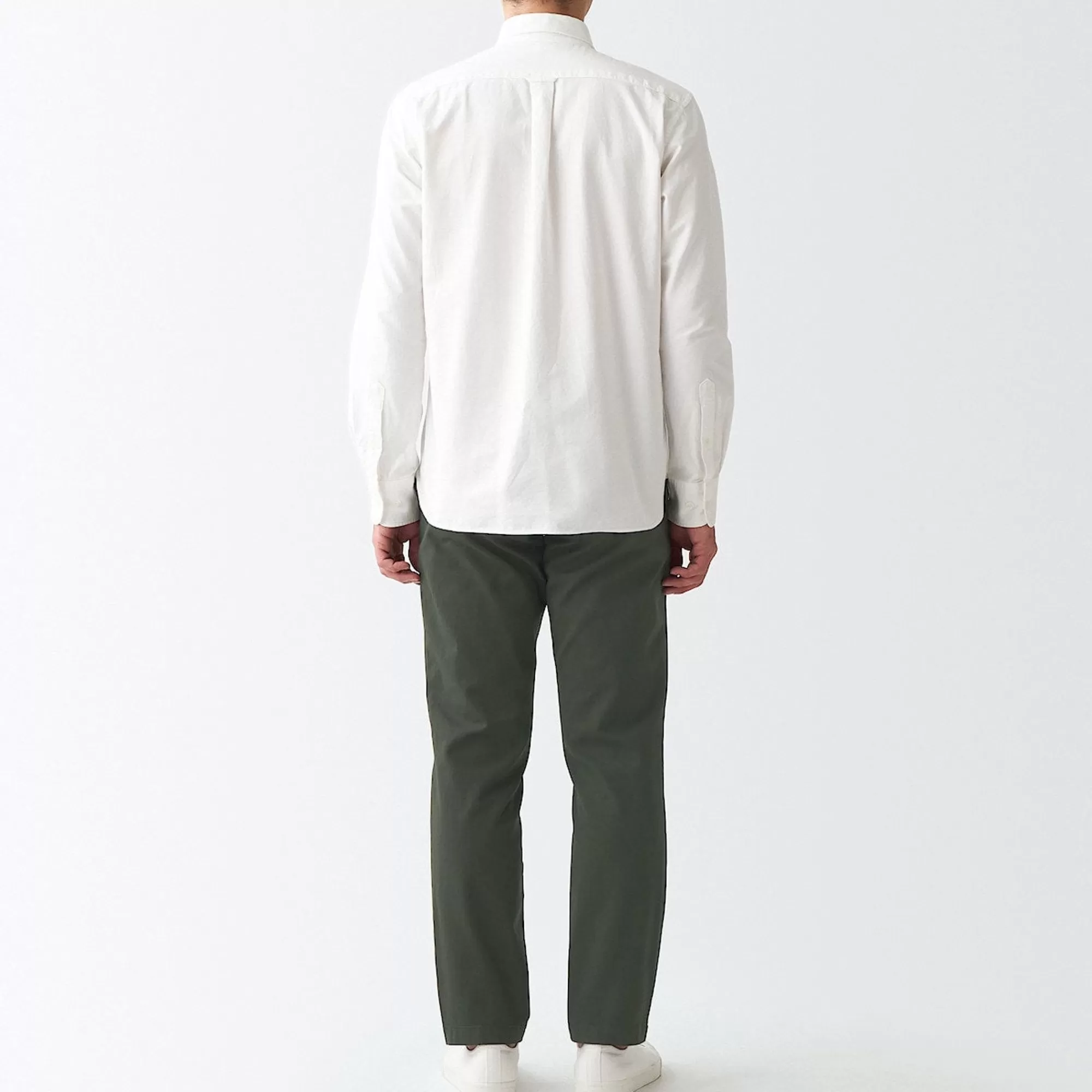 MUJI Men'S 4-Way Stretch Chino Slim Pants Inseam (L 30Inch / 76Cm) Best