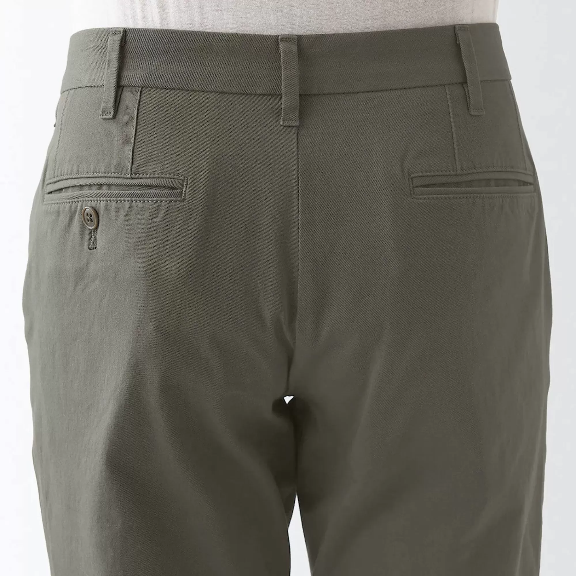 MUJI Men'S 4-Way Stretch Chino Slim Pants Inseam (L 30Inch / 76Cm) Best