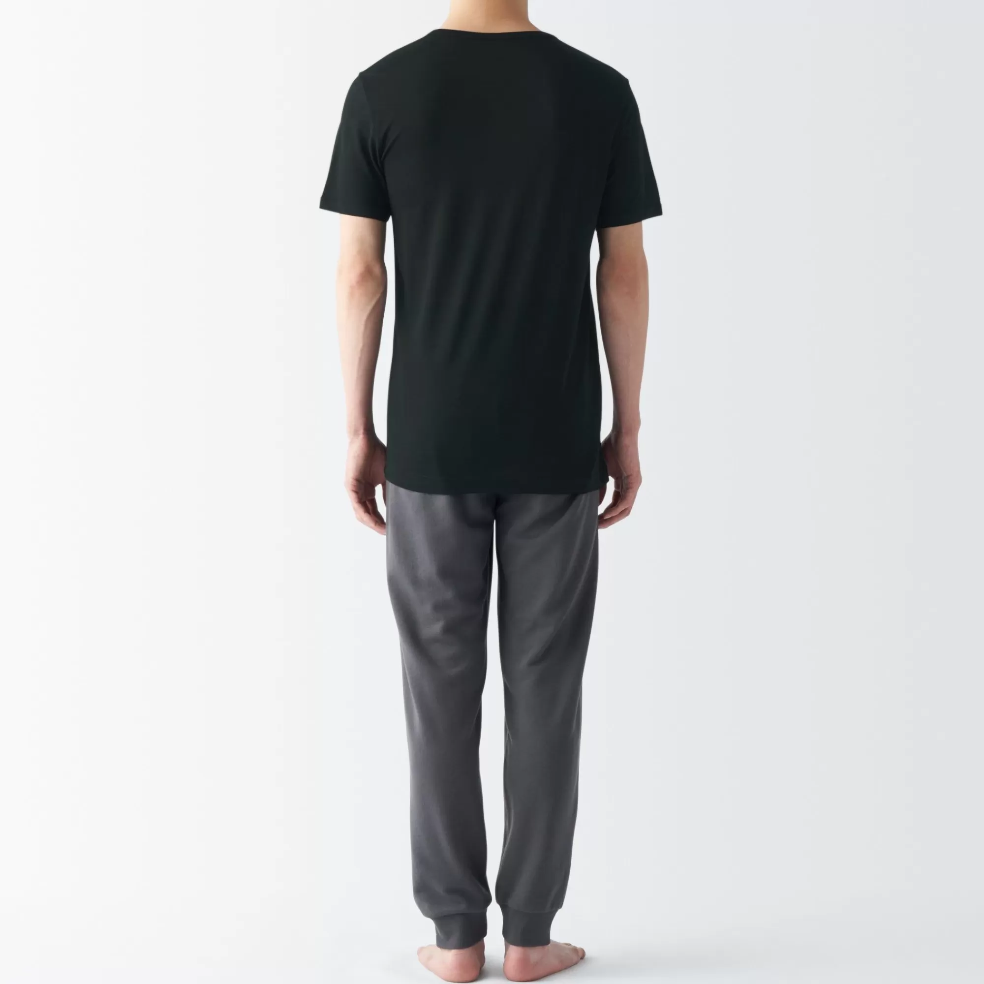 MUJI Men'S Cool Touch Smooth Crew Neck Short Sleeve T-Shirt Outlet