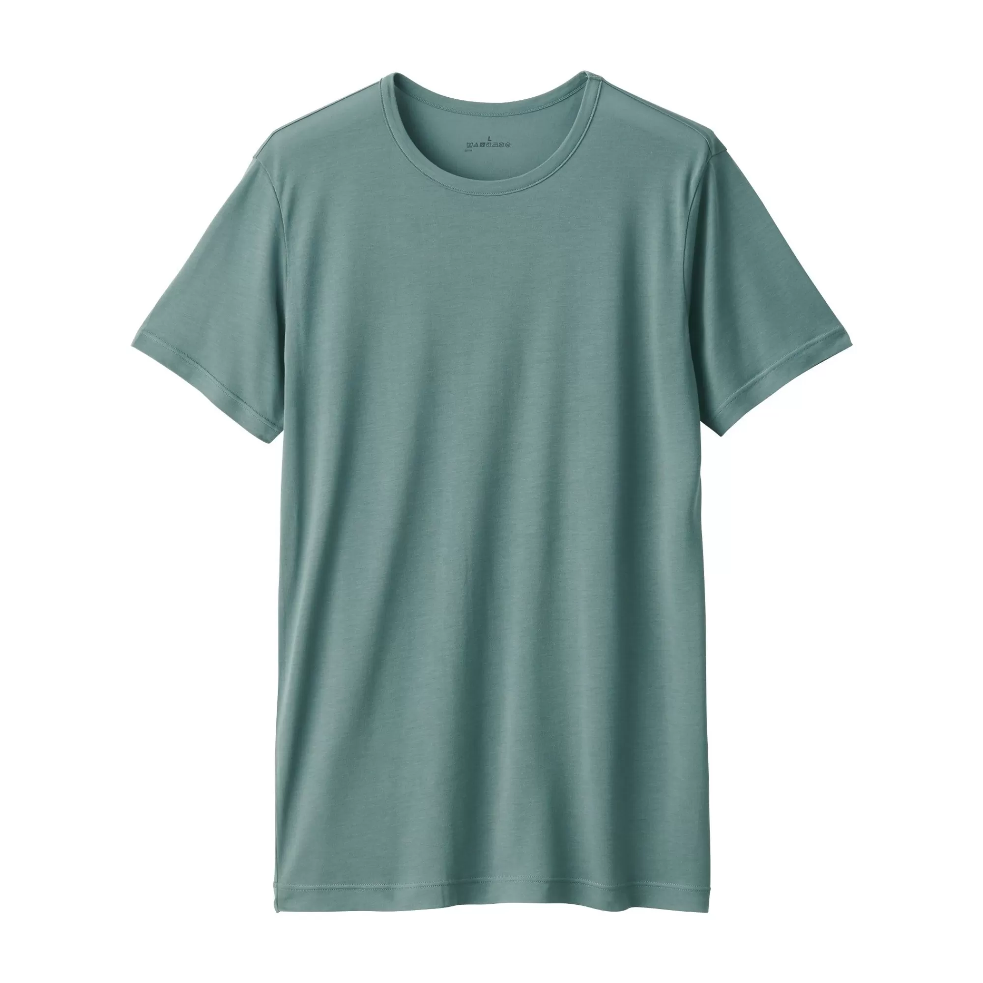 MUJI Men'S Cool Touch Smooth Crew Neck Short Sleeve T-Shirt Outlet