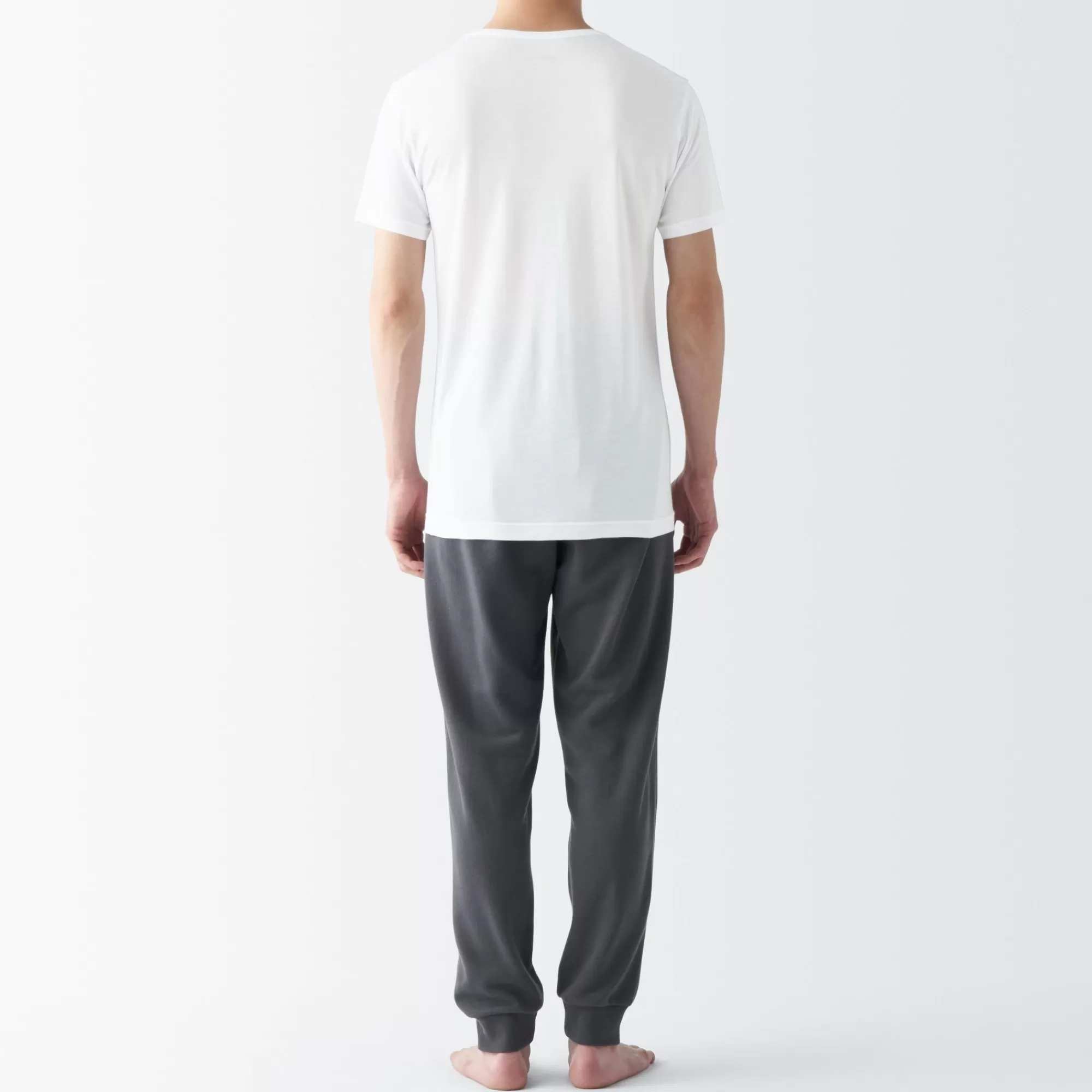 MUJI Men'S Cool Touch Smooth Crew Neck Short Sleeve T-Shirt Outlet