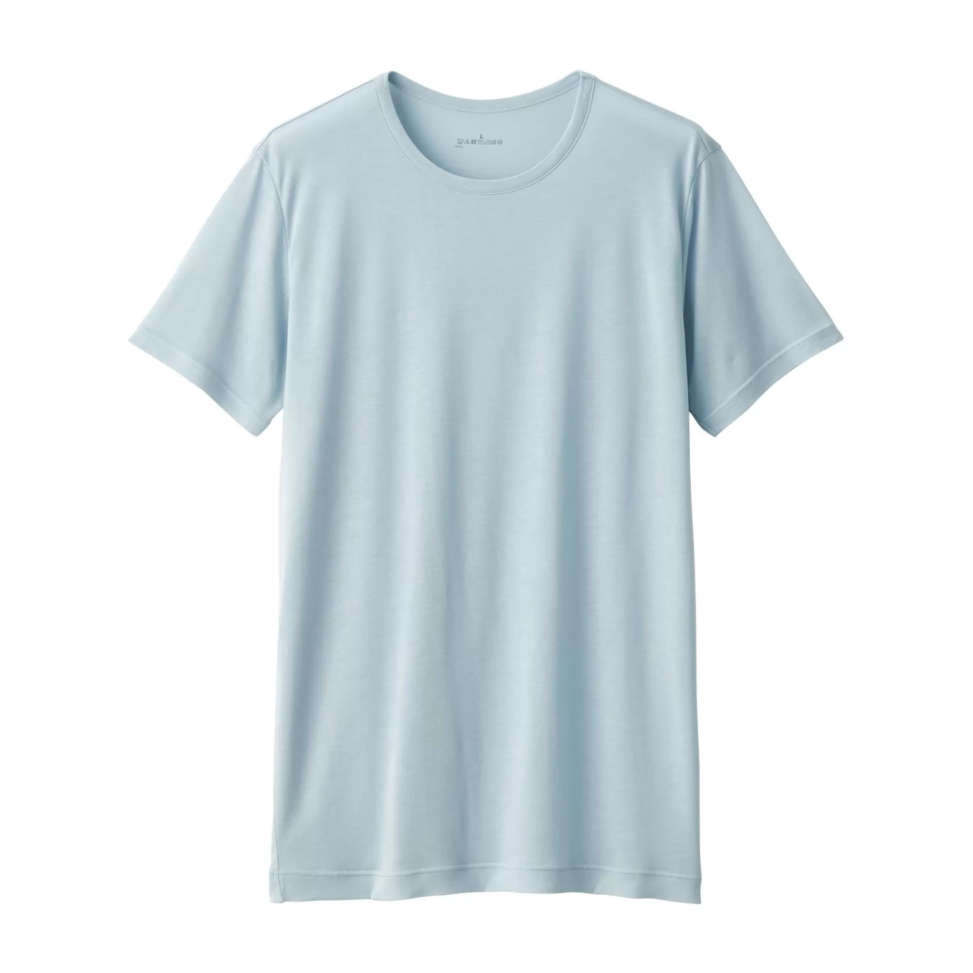 MUJI Men'S Cool Touch Smooth Crew Neck Short Sleeve T-Shirt Outlet