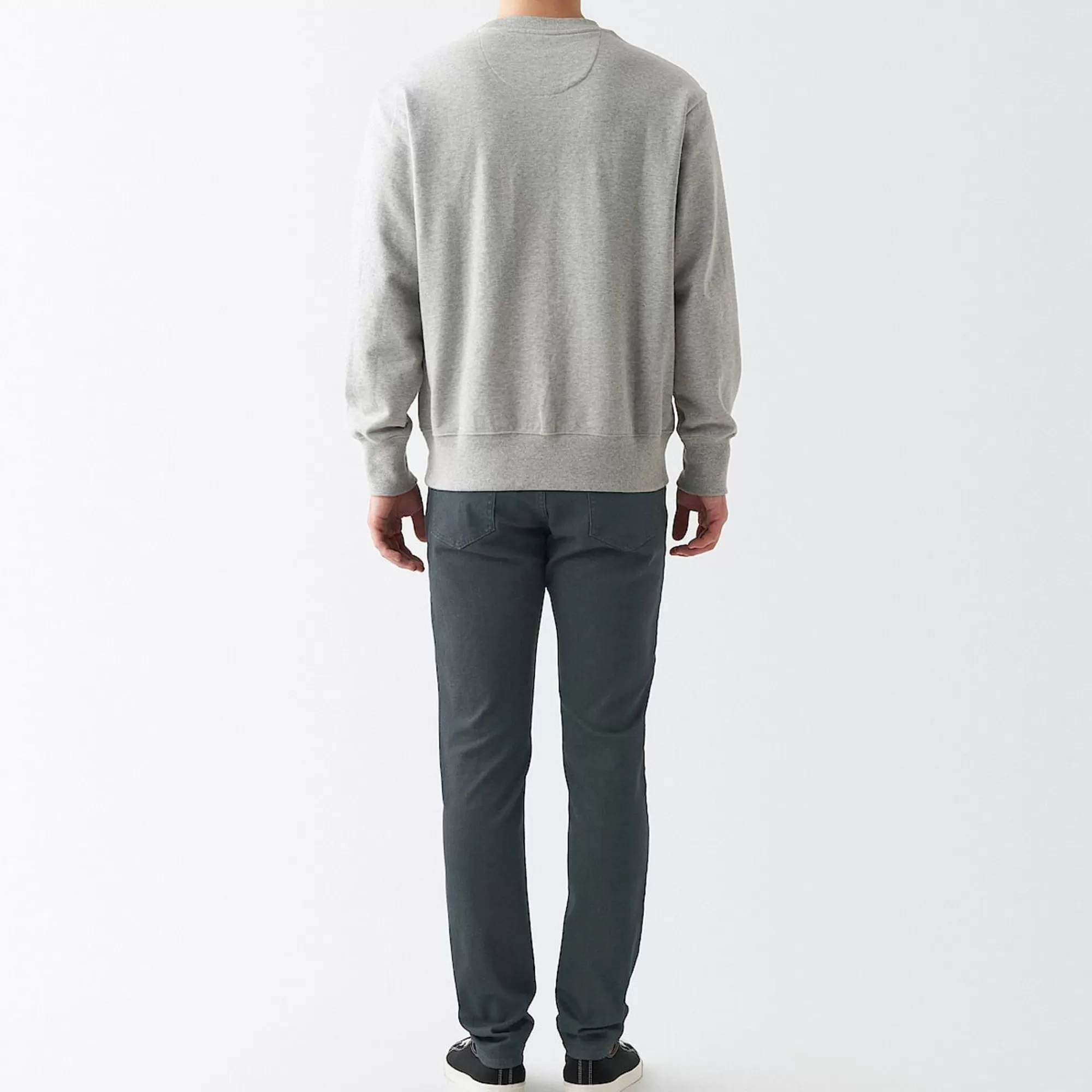 MUJI Men'S Super Stretch Denim Skinny Pants Charcoal Grey (L 30Inch / 76Cm) Charcoal Gray Outlet