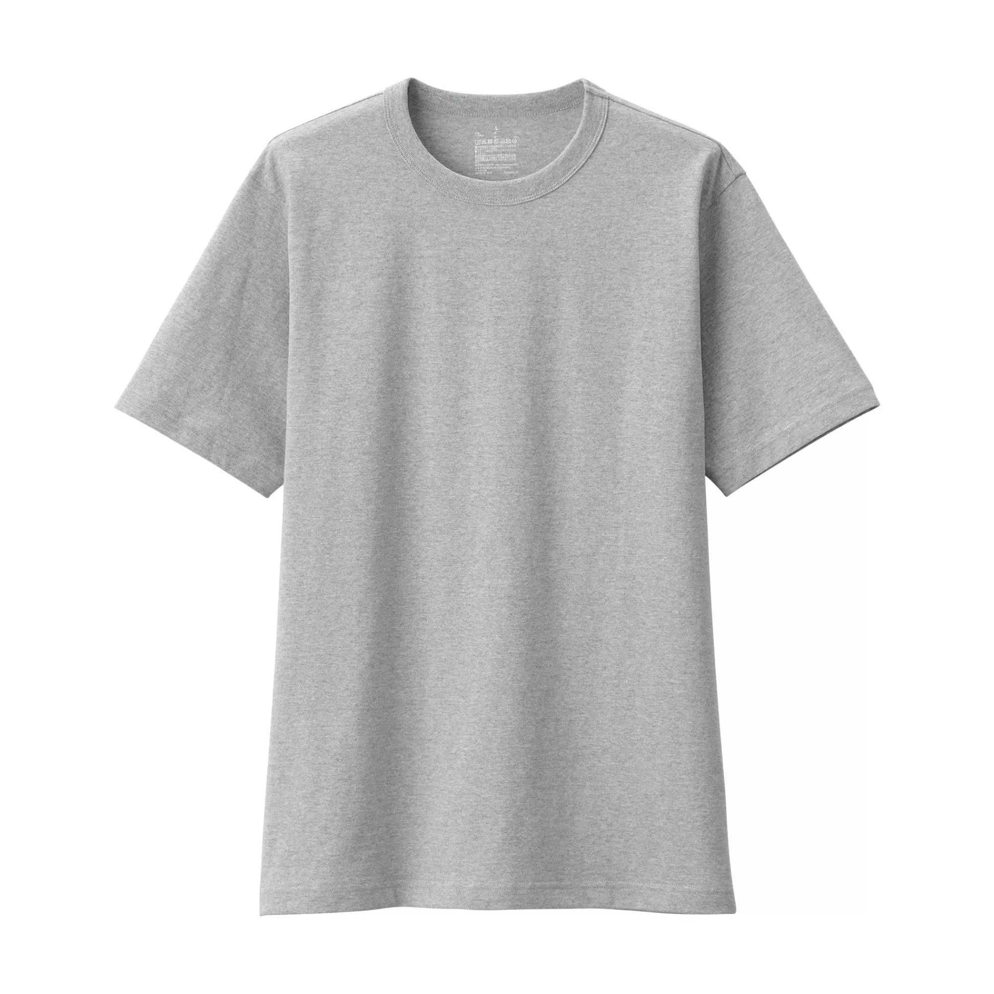 MUJI Men'S Washed Heavy Weight Crew Neck Short Sleeve T-Shirt Clearance