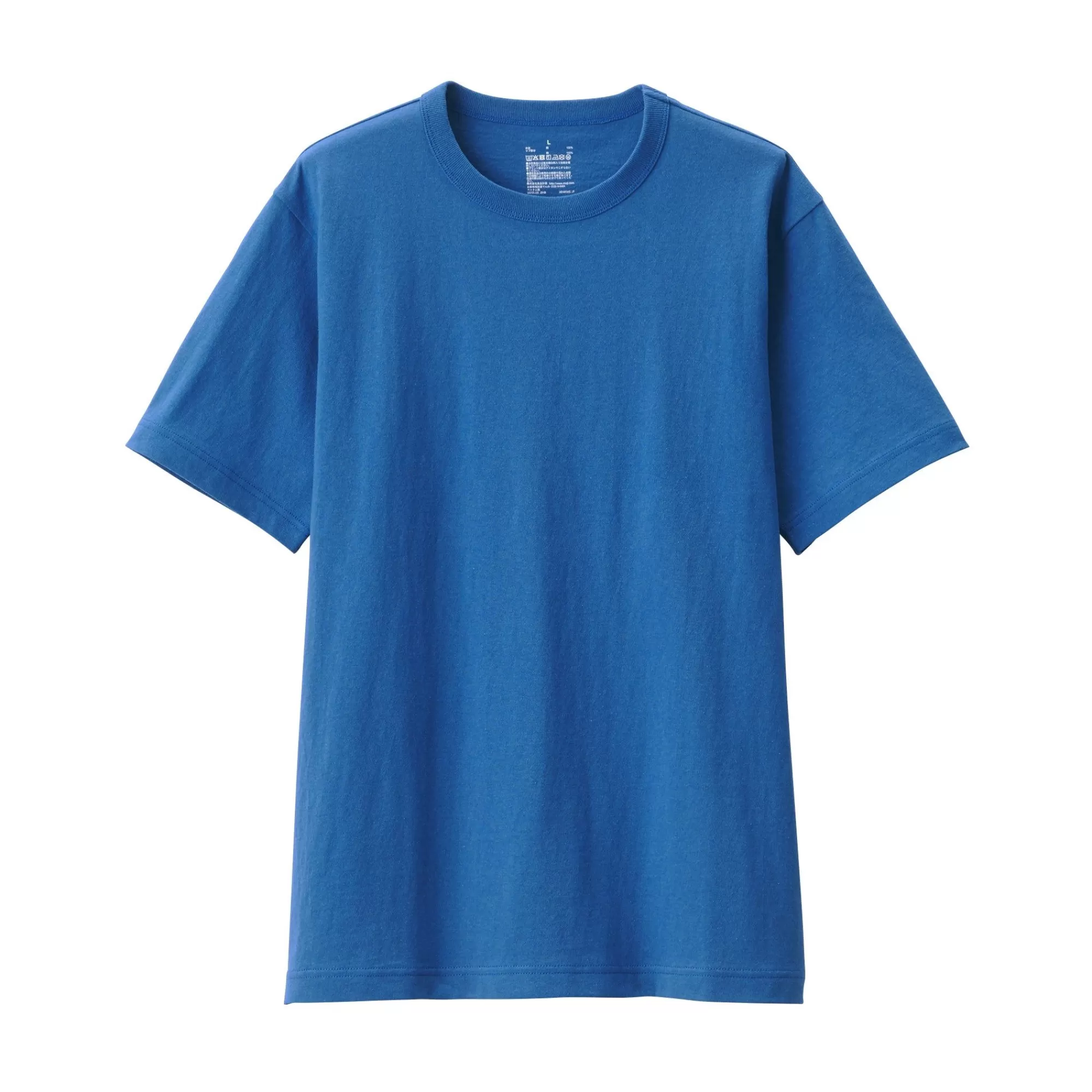 MUJI Men'S Washed Heavy Weight Crew Neck Short Sleeve T-Shirt Clearance