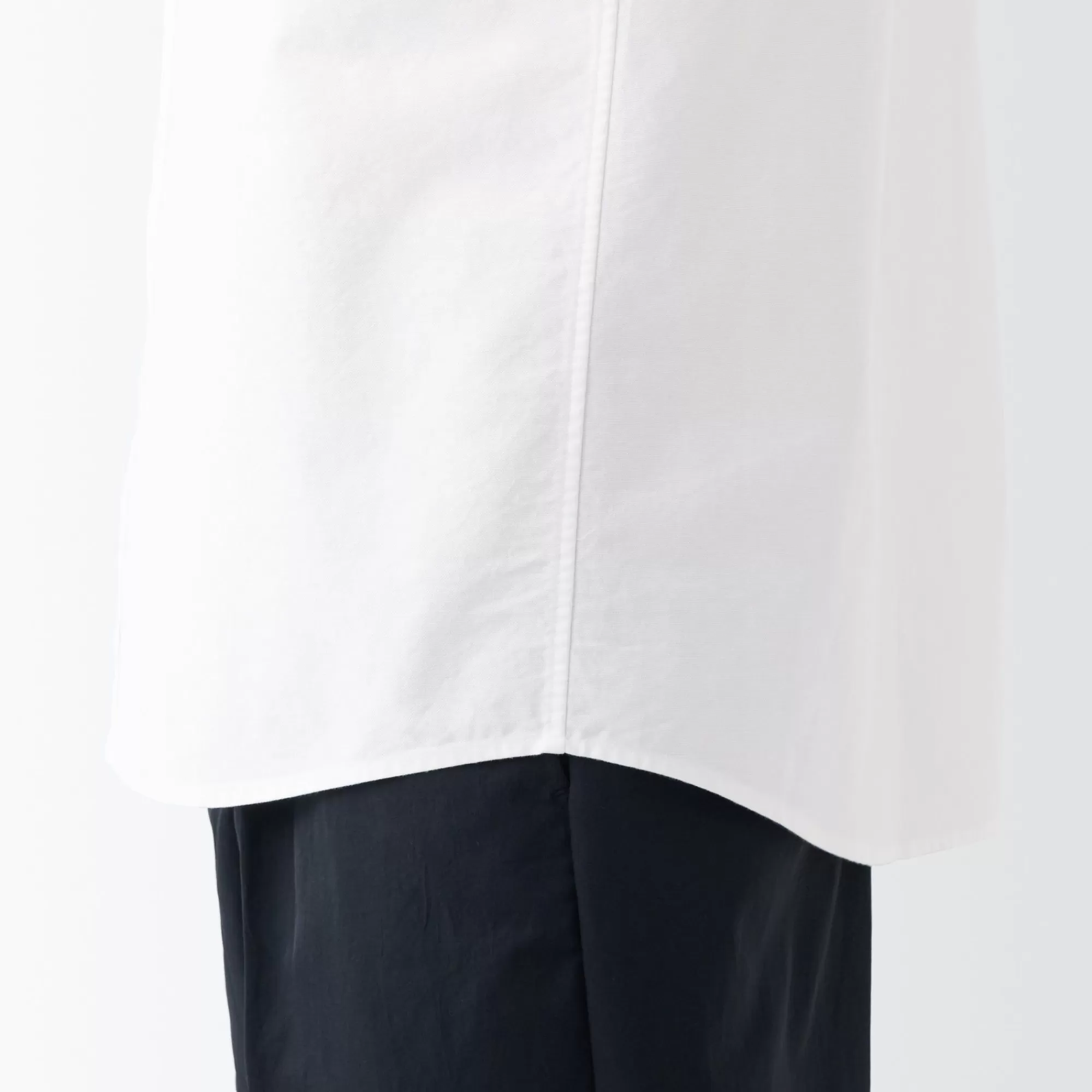 MUJI Men'S Washed Oxford Button Down Short Sleeve Shirt Clearance