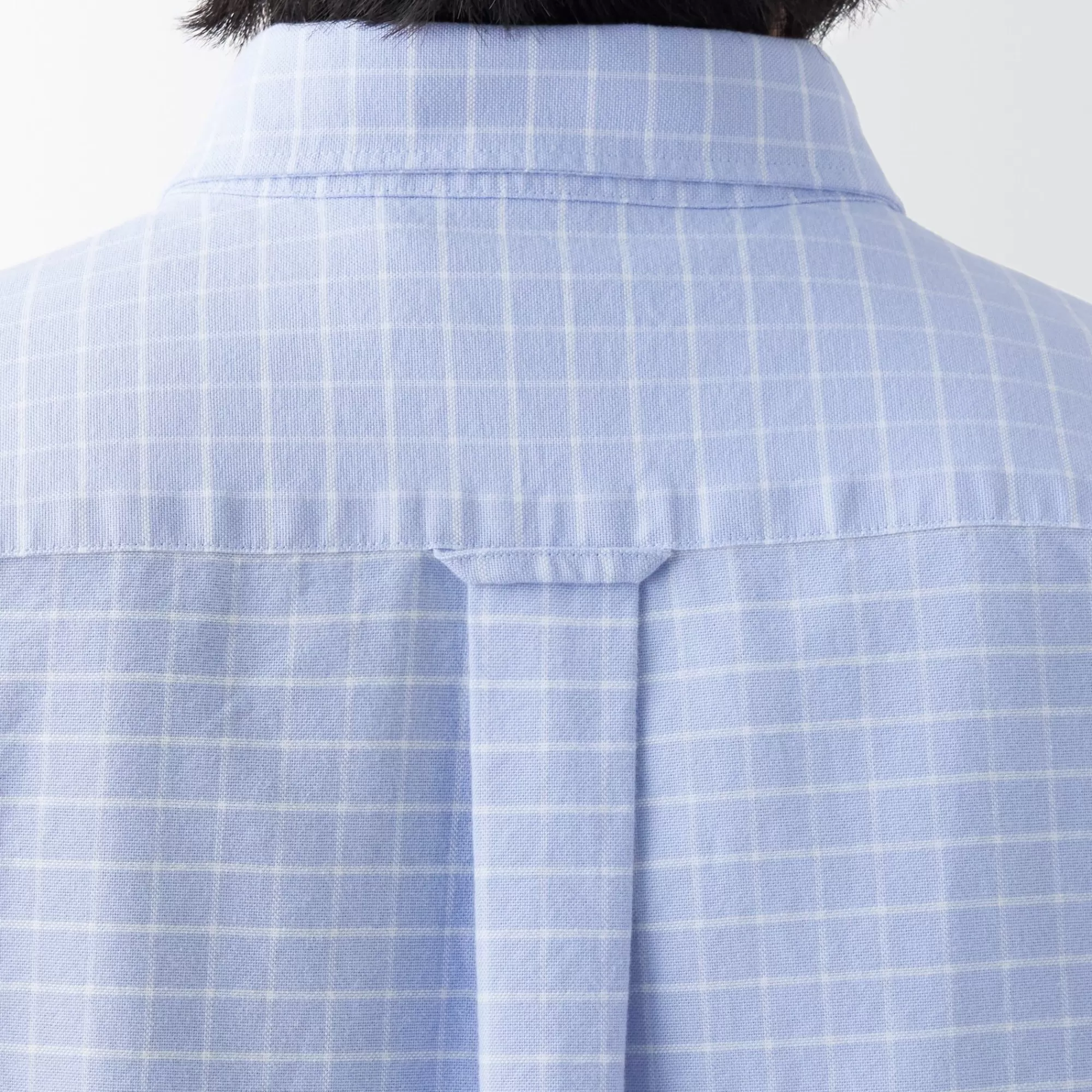 MUJI Men'S Washed Oxford Button Downpatterned Short Sleeve Shirt Discount