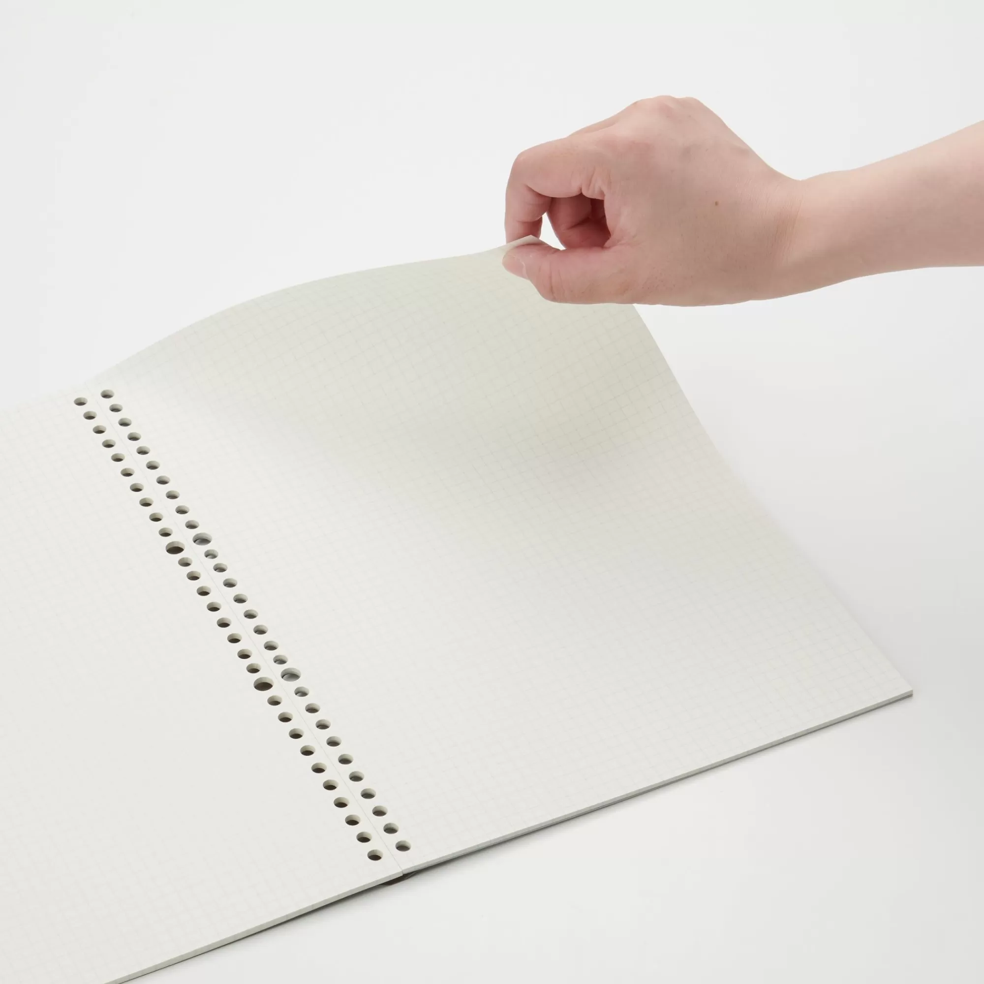 MUJI Notebook Type Grid Loose Leaf Store