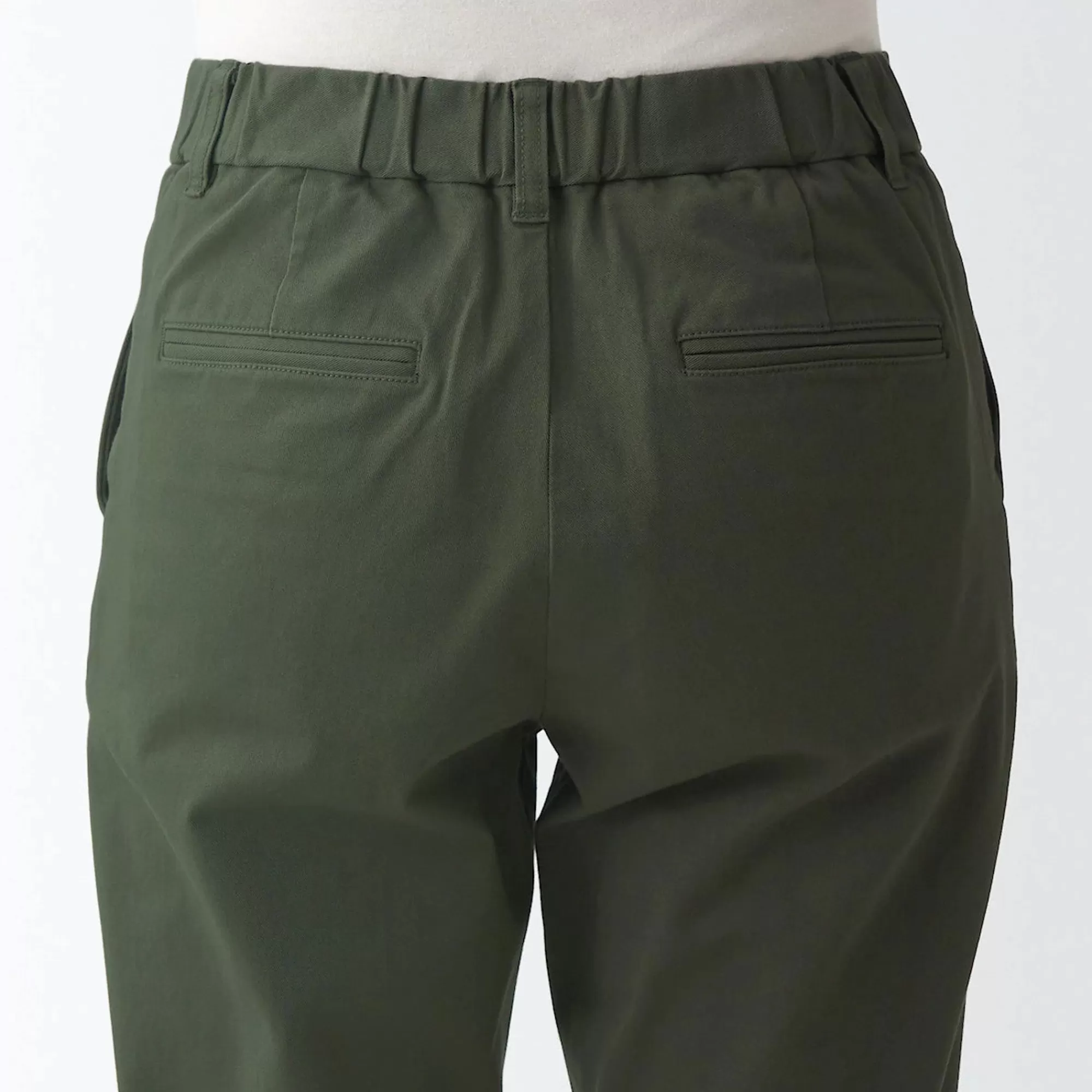 MUJI Women'S 4-Way Stretch Chino Slim Tapered Pants (L 30Inch / 75Cm) Flash Sale