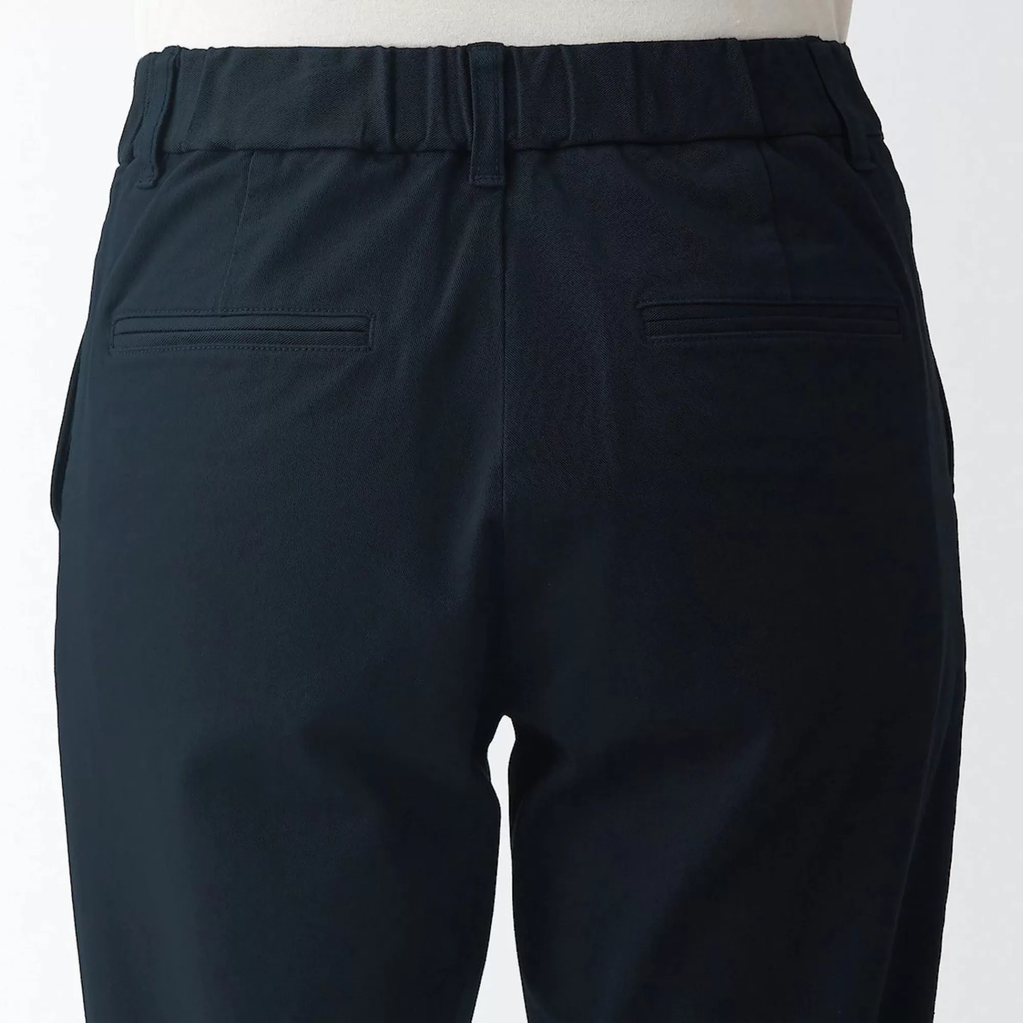 MUJI Women'S 4-Way Stretch Chino Slim Tapered Pants (L 30Inch / 75Cm) Flash Sale