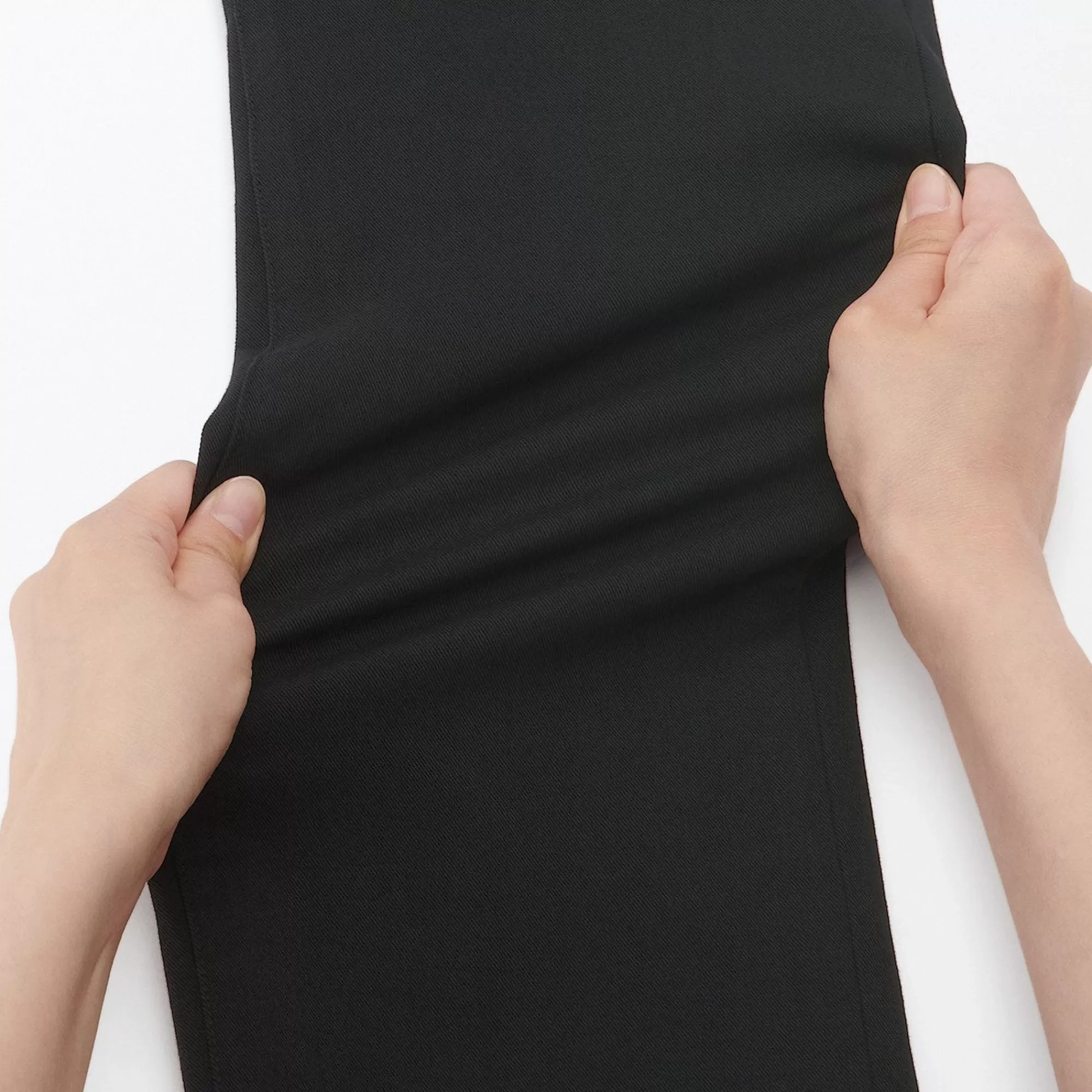 MUJI Women'S 4-Way Stretch Chino Slim Tapered Pants (L 32Inch / 82Cm) Flash Sale