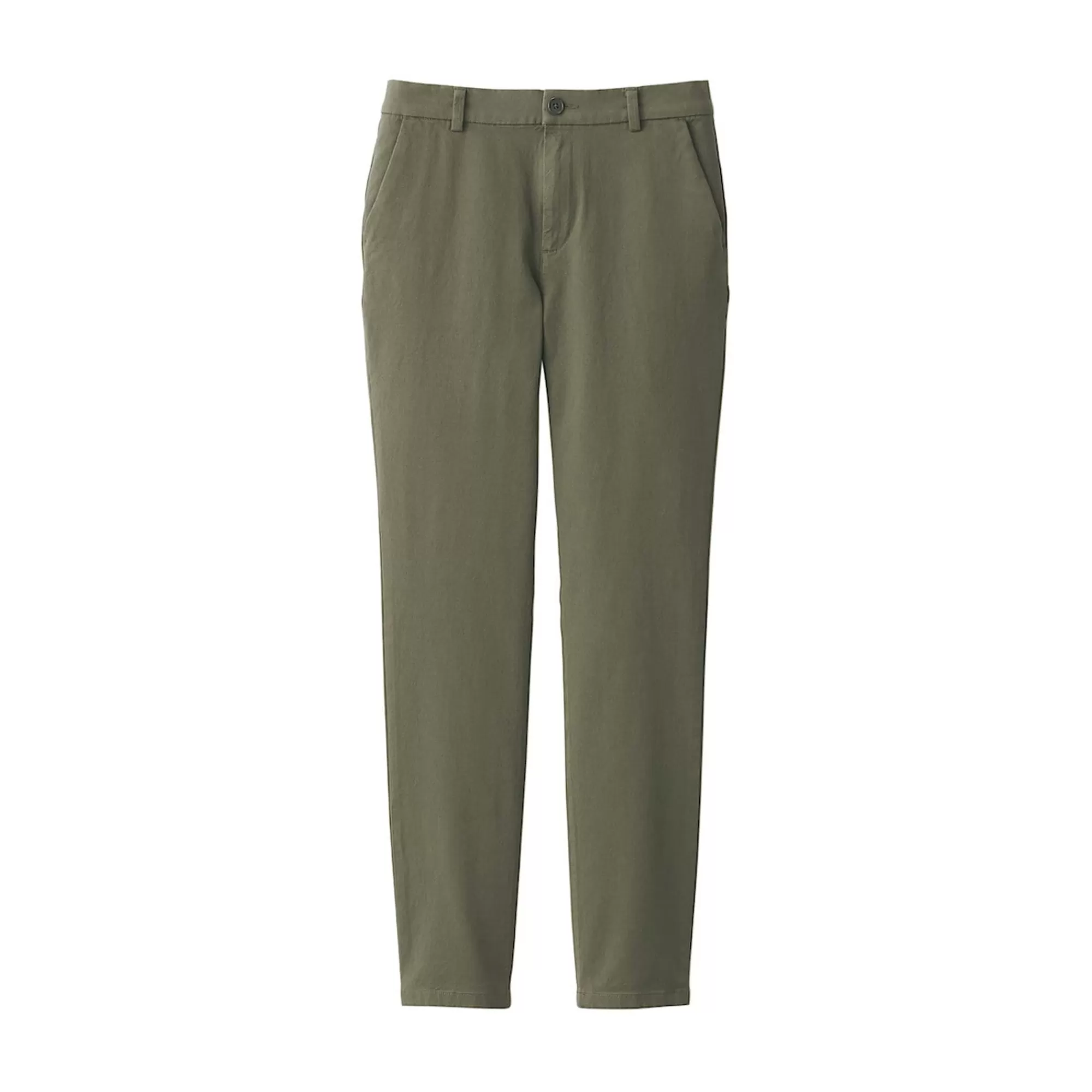 MUJI Women'S 4-Way Stretch Chino Slim Tapered Pants (L 32Inch / 82Cm) Flash Sale