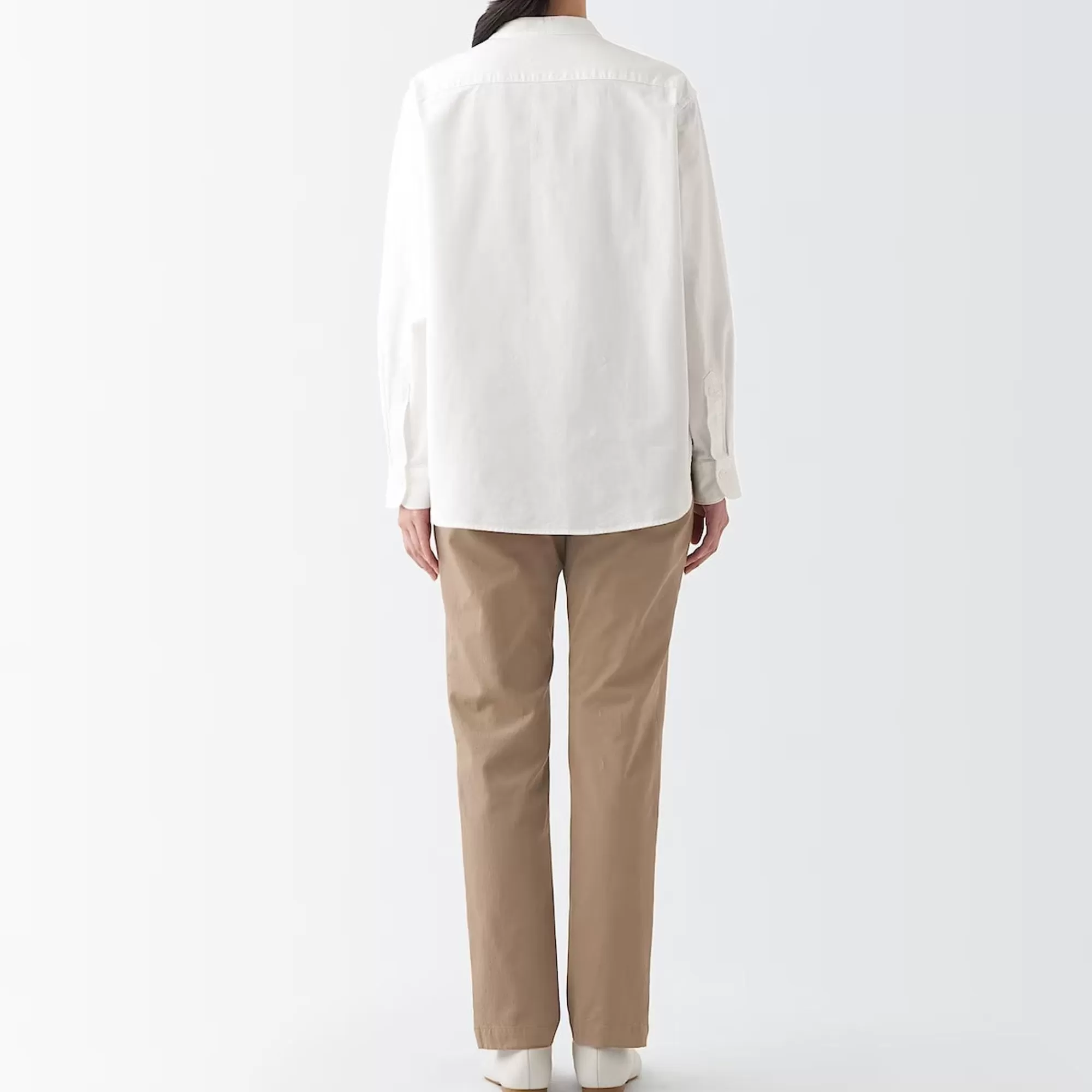 MUJI Women'S 4-Way Stretch Chino Slim Tapered Pants (L 32Inch / 82Cm) Store